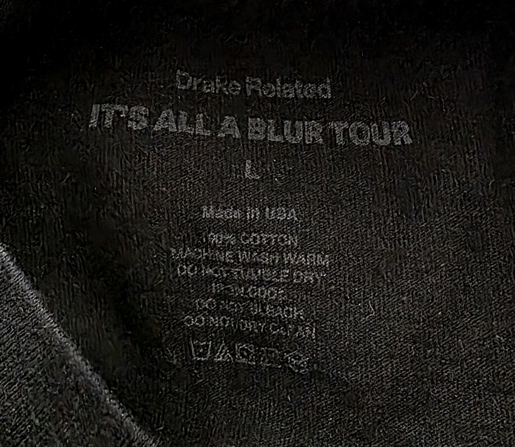 Drake Drake It’s All A Blur Tour Shirt Large IAAB 2023 Merch OVO Size US L / EU 52-54 / 3 - 5 Thumbnail