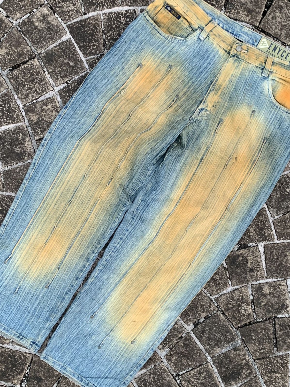 Japanese Brand × Vintage RARE* Vintage Enyce Grand Denim Jeans Size US 36 / EU 52 - 2 Thumbnail