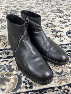 Balenciaga 'Tiaga' Leather Ankle Boots Men'S Black for Men