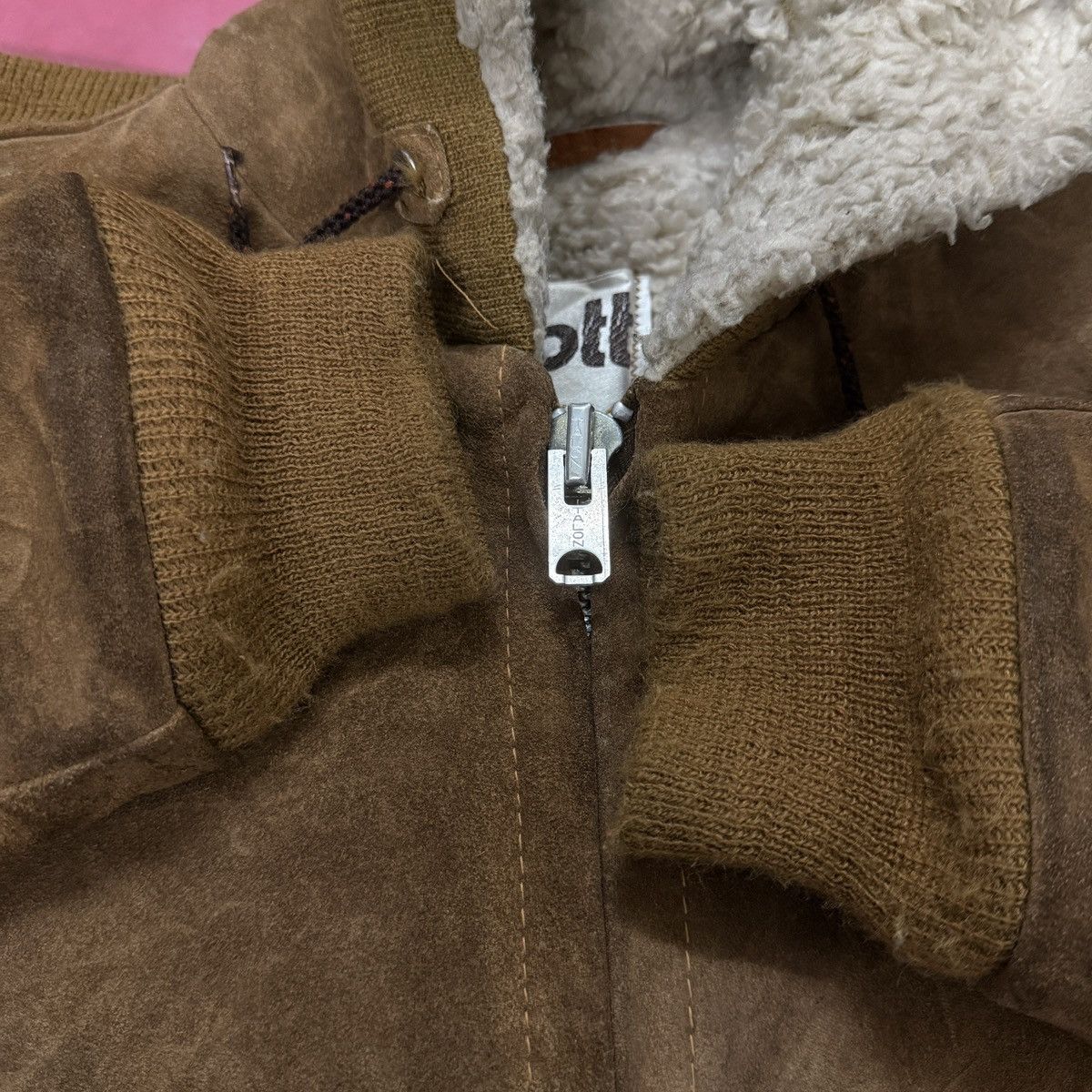 Schott Vintage Schott Suede Hooded Jacket shearling sherpa Size US M / EU 48-50 / 2 - 7 Thumbnail