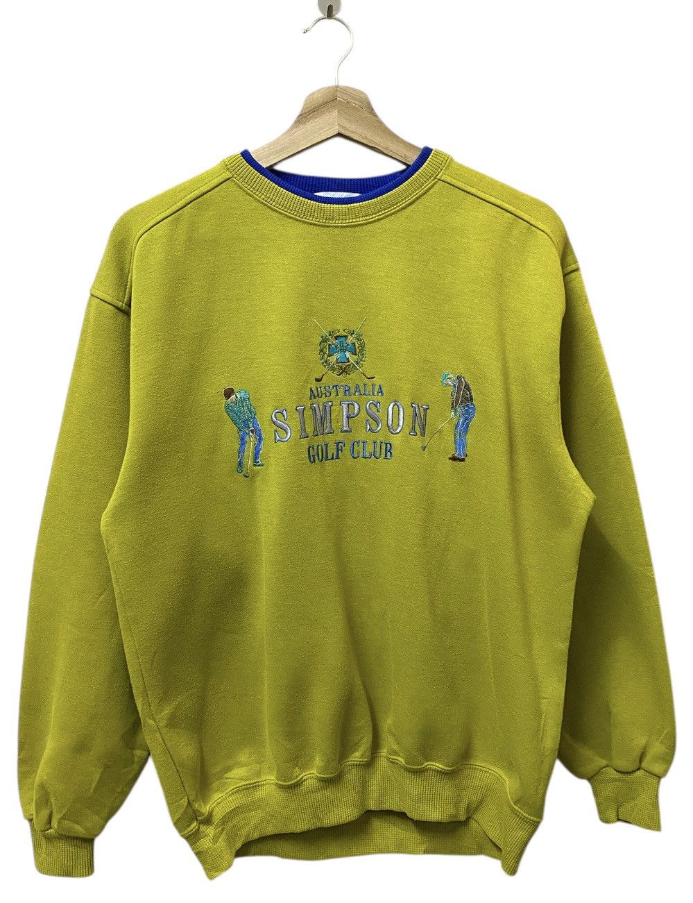 Vintage Simpson Golf Club Sweatshirt Crewneck Size US M / EU 48-50 / 2 - 1 Thumbnail