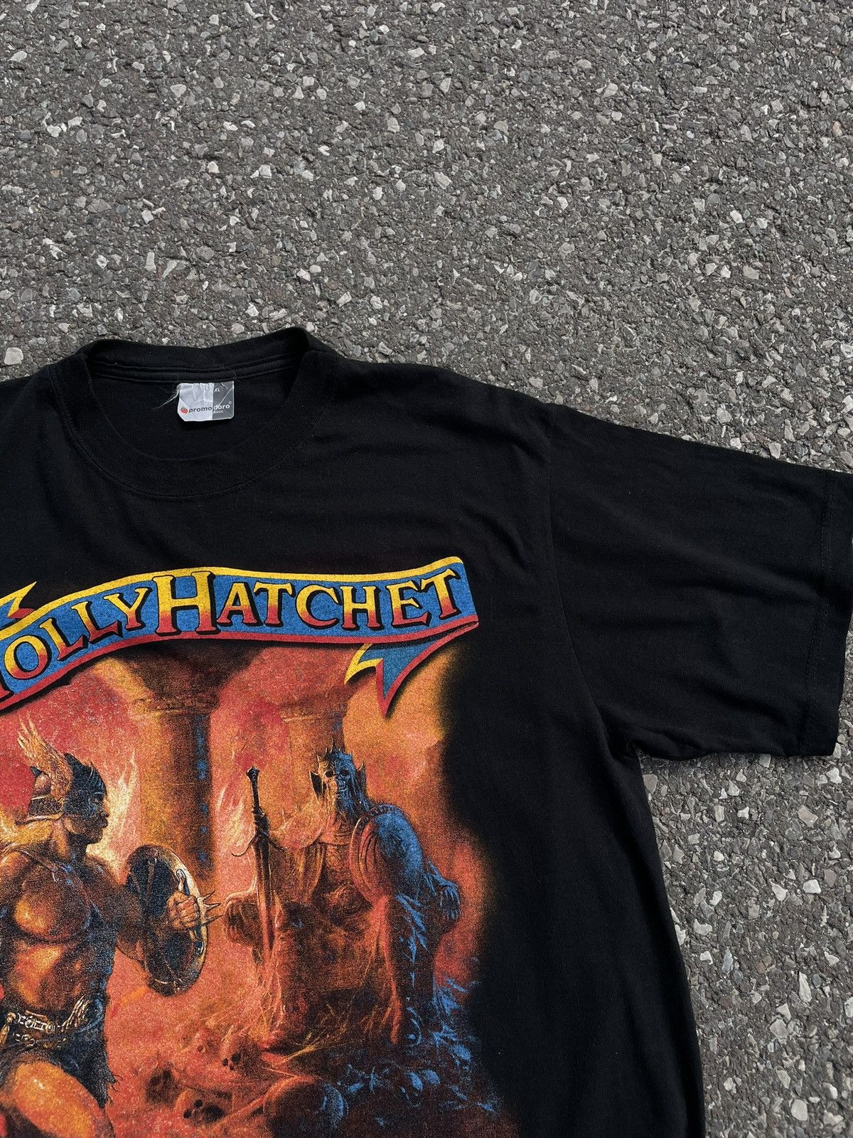 Band Tees × Vintage 2000 Vintage Molly Hatchet Metal Rock Band Tour Tee Size US XL / EU 56 / 4 - 4 Thumbnail