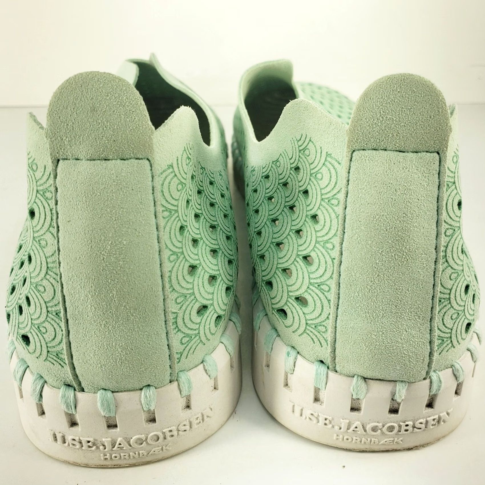 Ilse Jacobsen Ilse Jacobsen Tulip Perforated Slip On Flats Light Mint Green Sz 9.5-10 41 Womens Shoes Tulip Perforated Slip On Flats Green Light Mint 9.5-10 41 Size US 9.5 / IT 39.5 - 7 Thumbnail