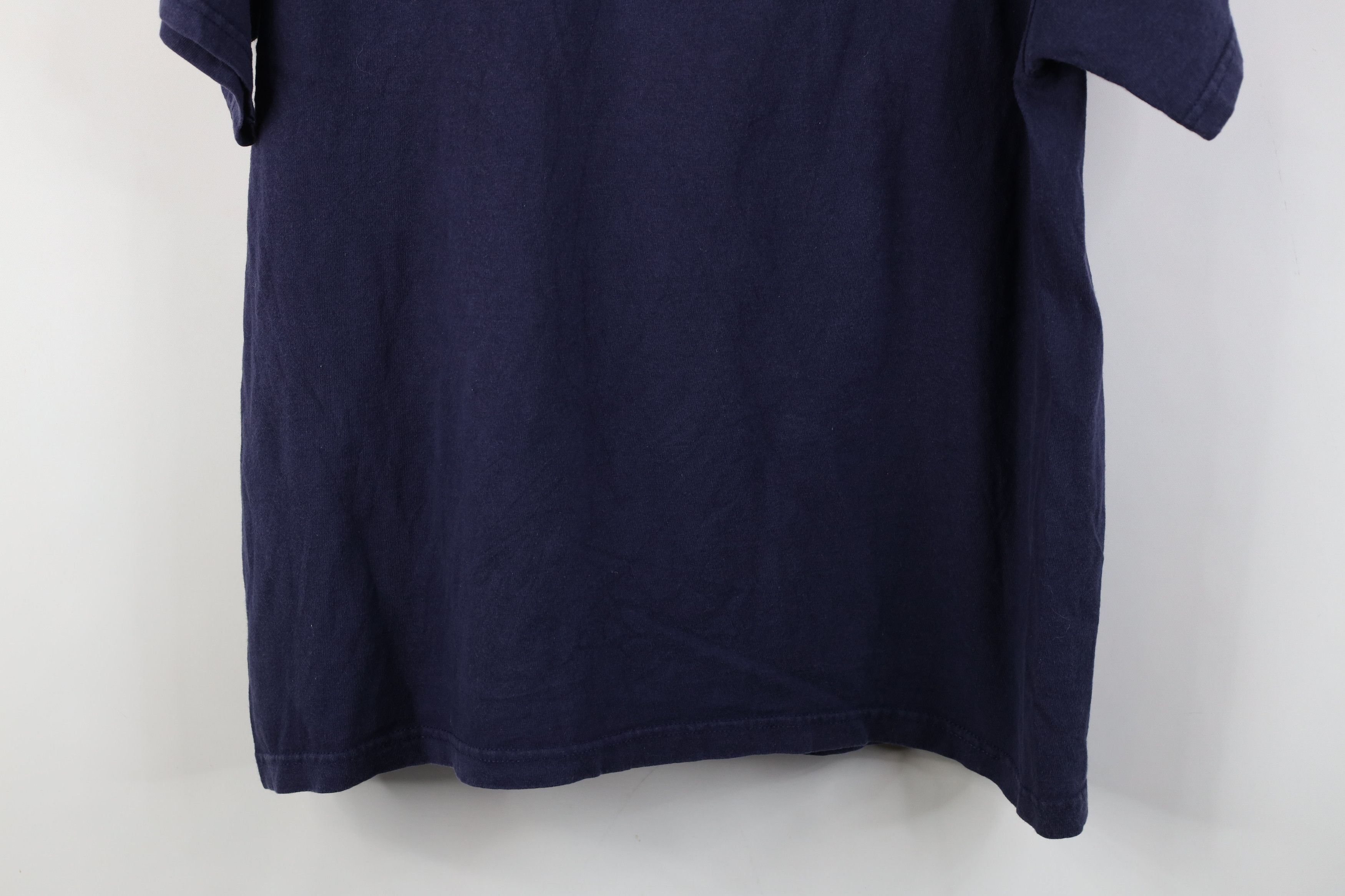 Vintage Vintage 90s New York Yankees Baseball T-Shirt Navy Blue Size US L / EU 52-54 / 3 - 12 Thumbnail