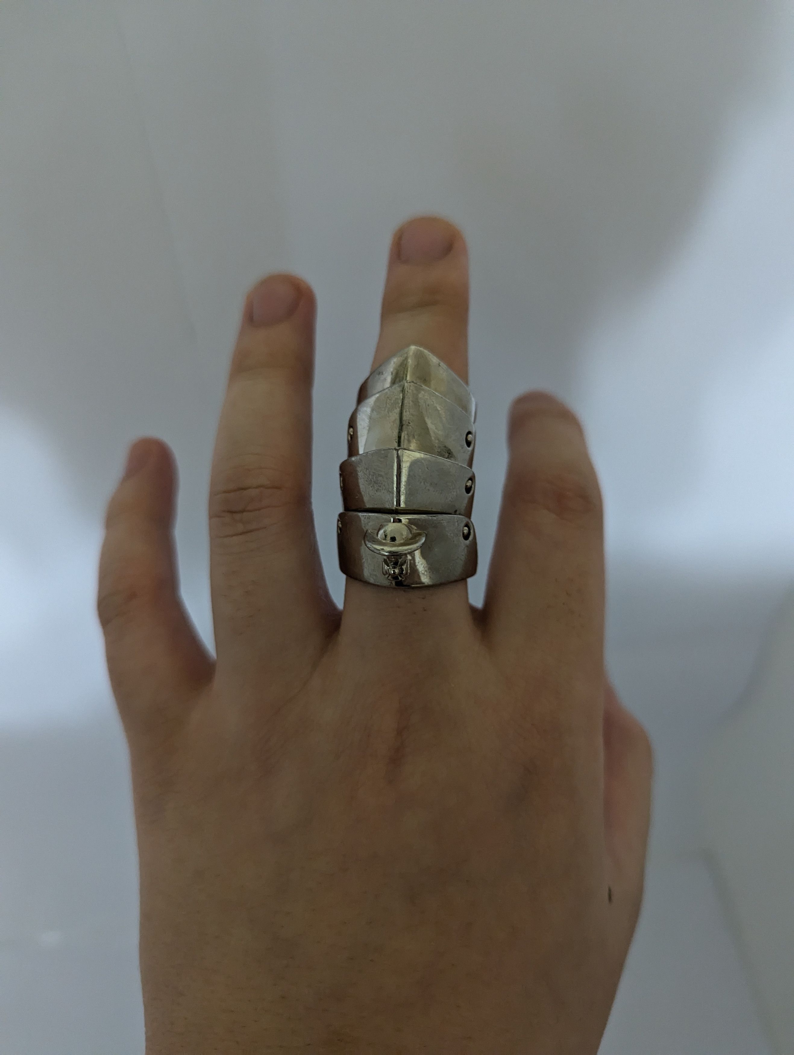 Vintage VIVIENNE WESTWOOD ARMOR RING Size ONE SIZE - 4 Thumbnail