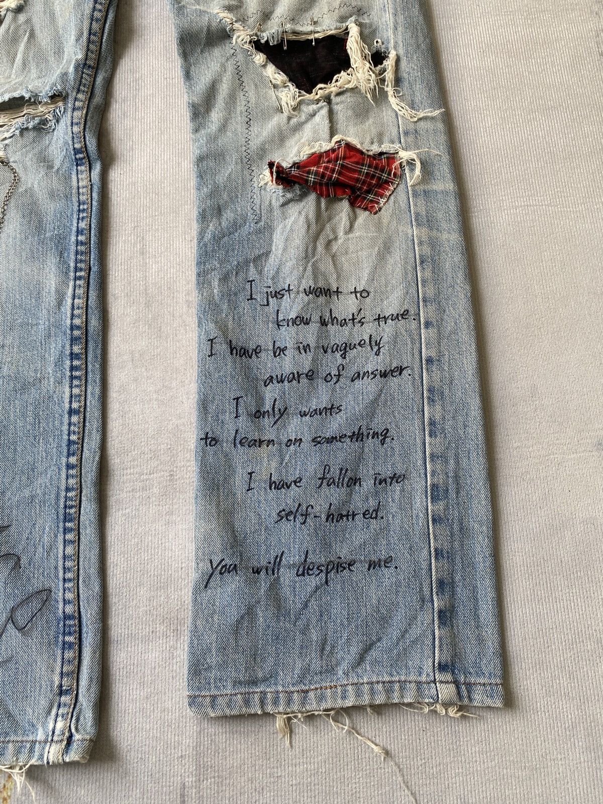 Levi's Vintage 90’s Levi’s 512 Distressed Denim Size US 28 / EU 44 - 7 Thumbnail