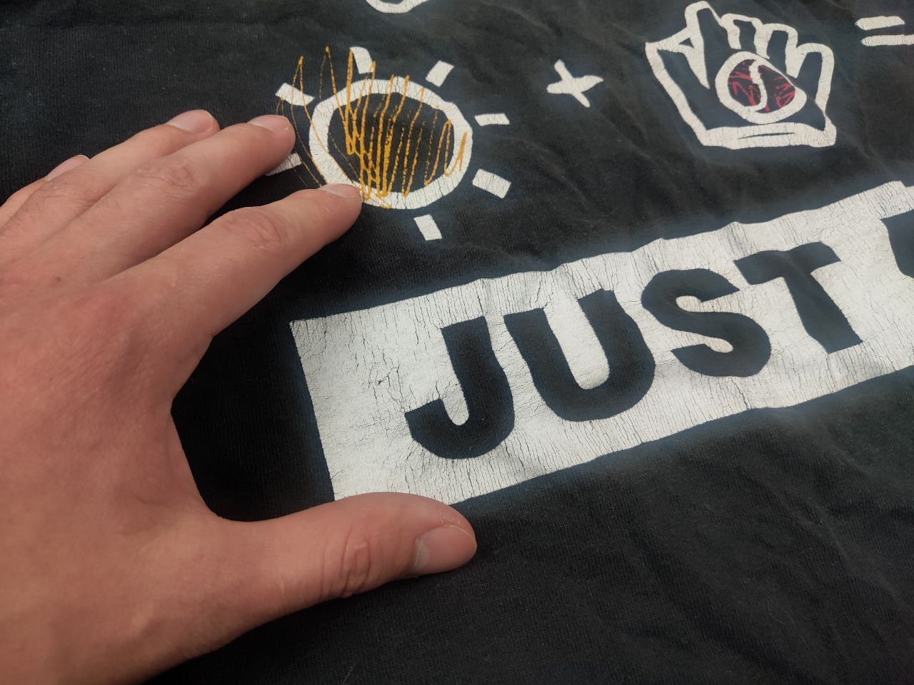 Nike Vintage 90s Nike Just Do It Spell Out Graphic T-Shirt Faded Size US XL / EU 56 / 4 - 9 Thumbnail