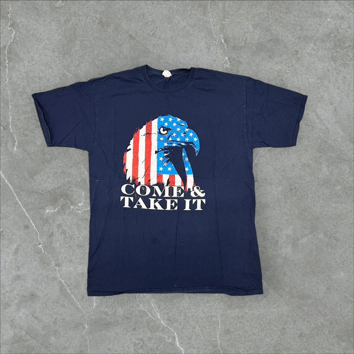 Vintage Vintage USA “Come & Take It” Eagle Tee Size US XL / EU 56 / 4 - 1 Thumbnail