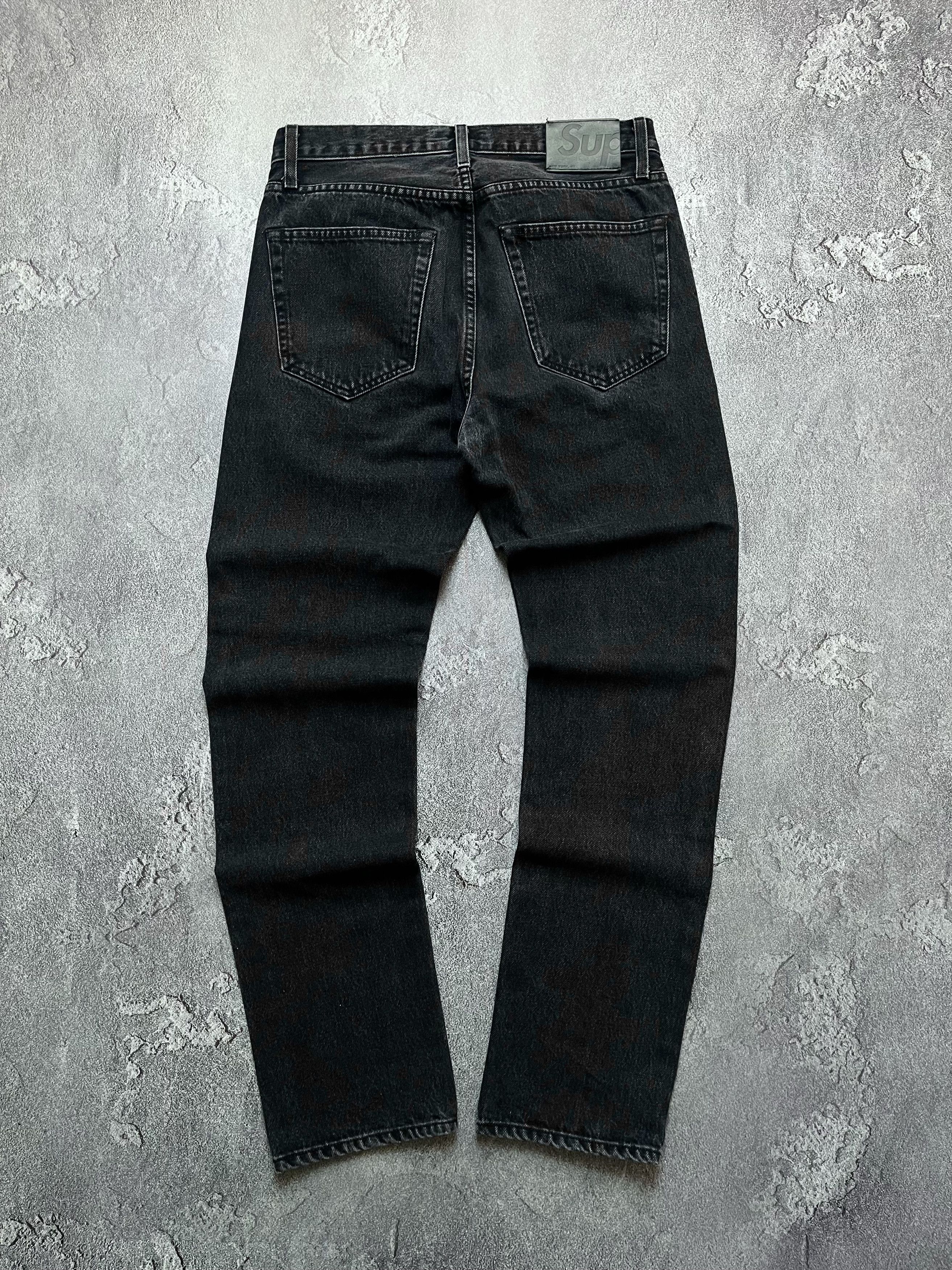 Designer × Streetwear × Supreme Supreme Baggy Black Denim | Grailed