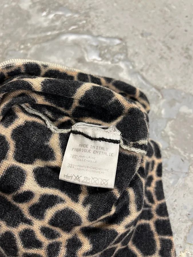 Roberto Cavalli FW2000 Roberto Cavalli Seisma Guava Black Wool Top Size S / US 4 / IT 40 - 6 Thumbnail
