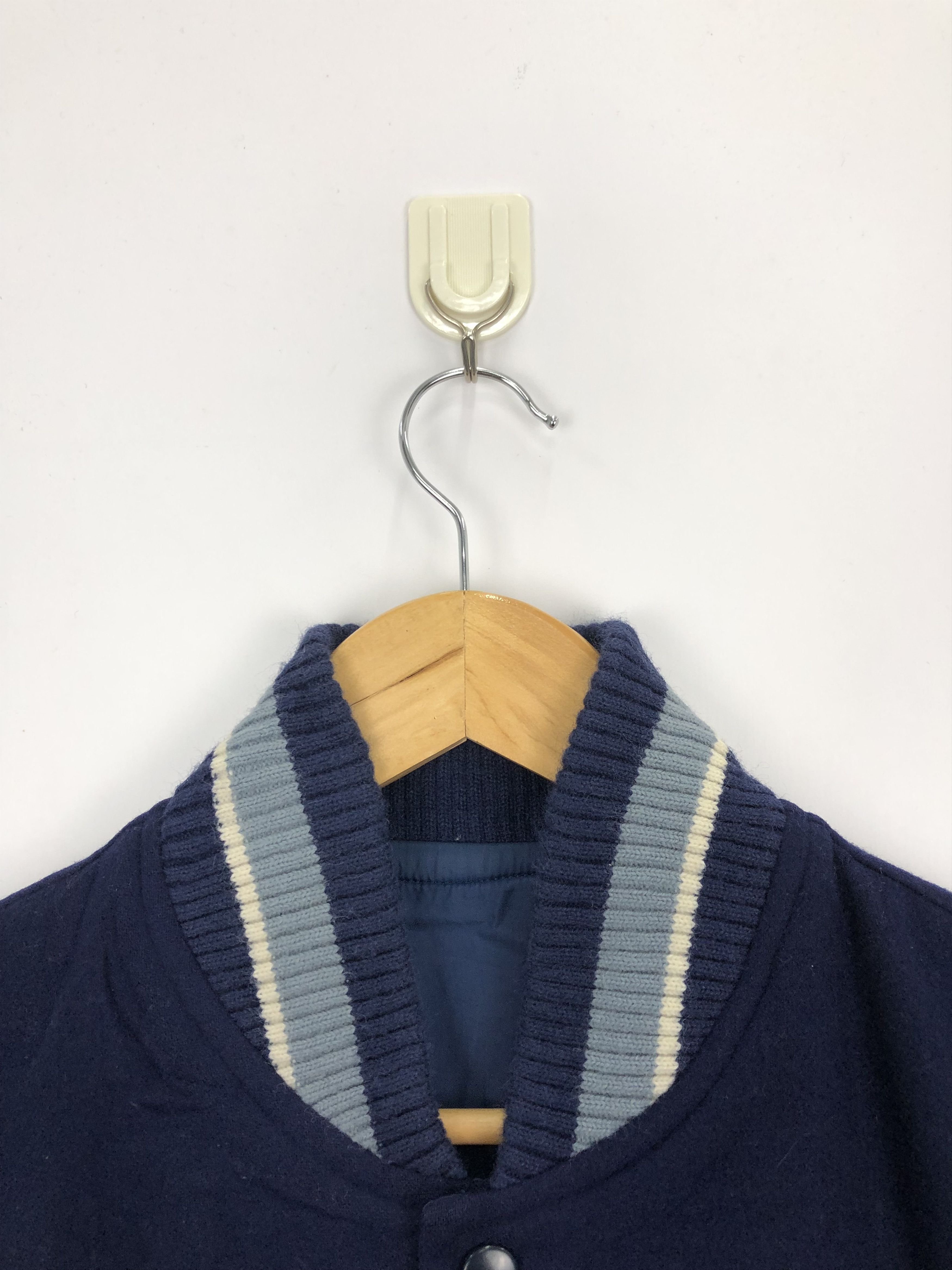 Vintage Vintage 80s Japanese Varsity Jacket Wool V0328 Size US M / EU 48-50 / 2 - 8 Thumbnail