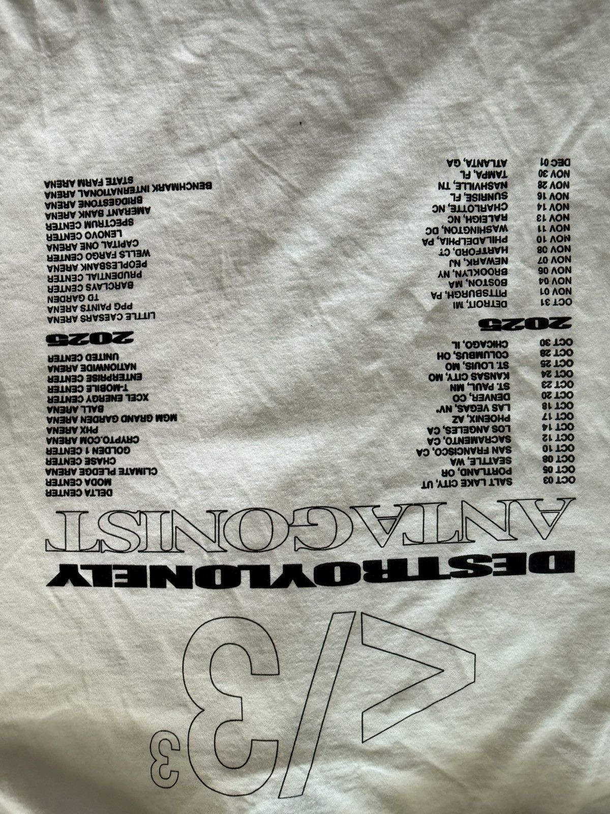 Playboi Carti Destroy lonely antagonist tour tee Size US XL / EU 56 / 4 - 7 Thumbnail