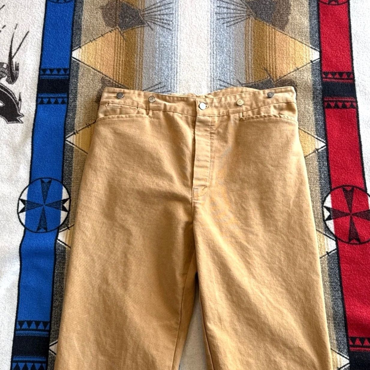 Vintage Vintage Wah Maker Western Pants 38x31 Brown Cinch Back 90s USA Made Size US 38 / EU 54 - 4 Thumbnail