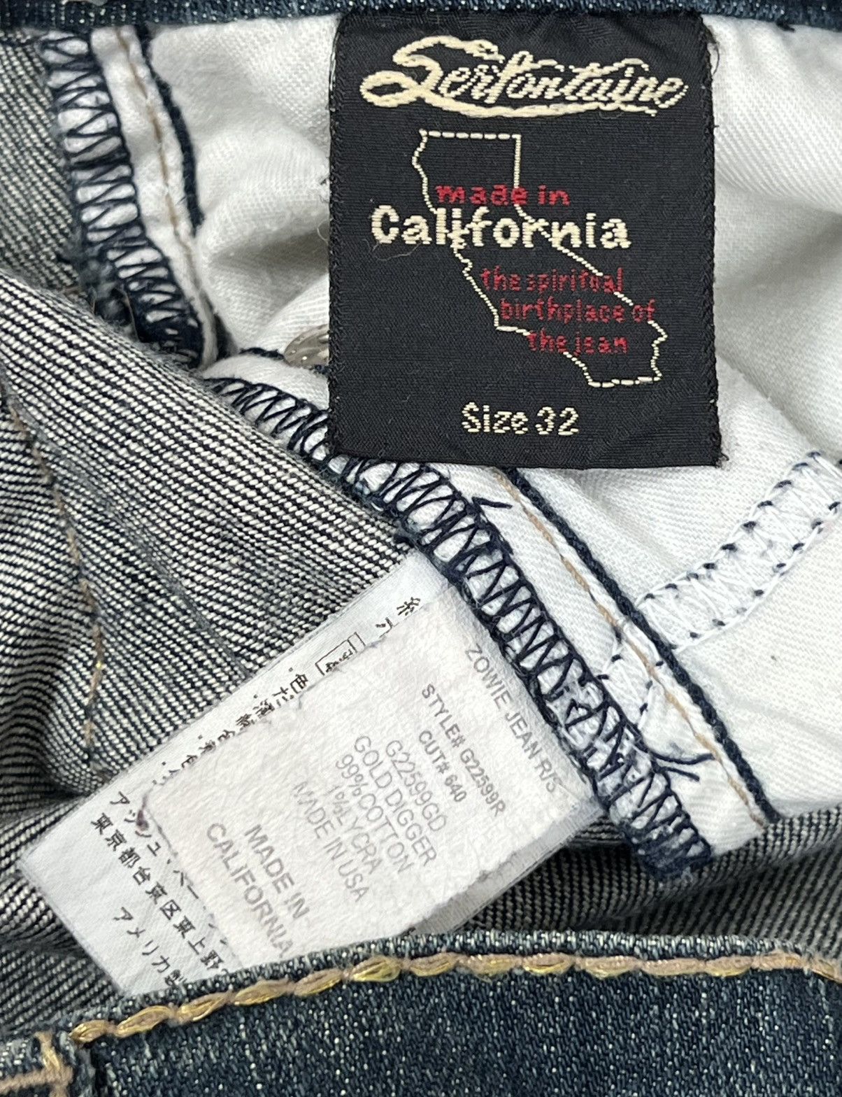 Abercrombie & Fitch California Serfontaine Distressed Jeans Size US 32 / EU 48 - 10 Thumbnail