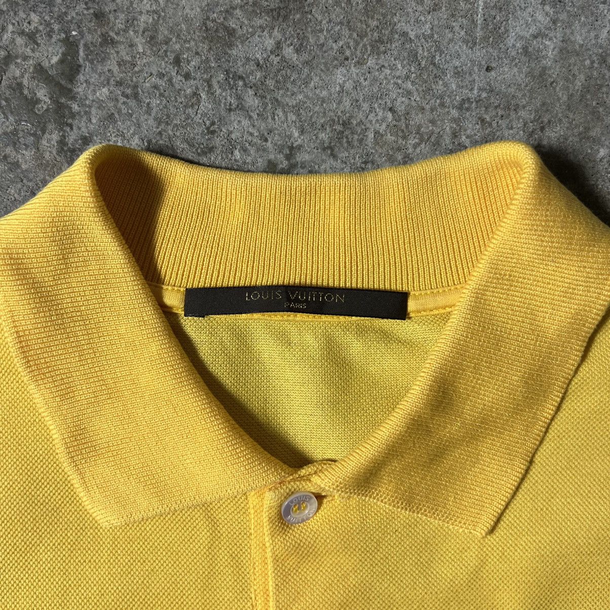 Louis Vuitton Louis Viutton - LV Logo Polo-Shirt - Yellow Size US S / EU 44-46 / 1 - 5 Thumbnail