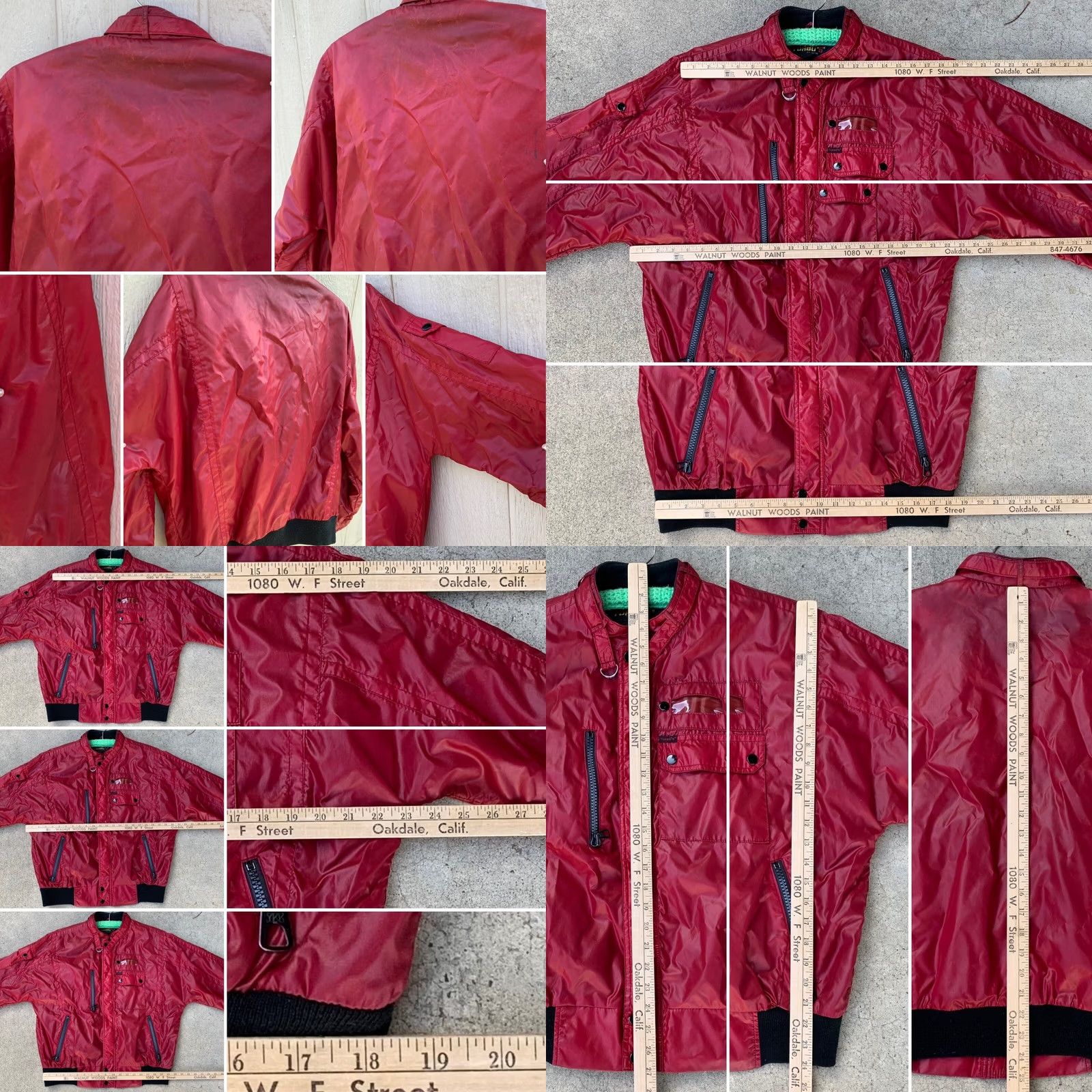 Vintage VINTAGE cafe racer windbreaker jacket Turbo “S” By Silton Size L Red 1980s Taiwan R.O.C. Mens Size US L / EU 52-54 / 3 - 8 Thumbnail