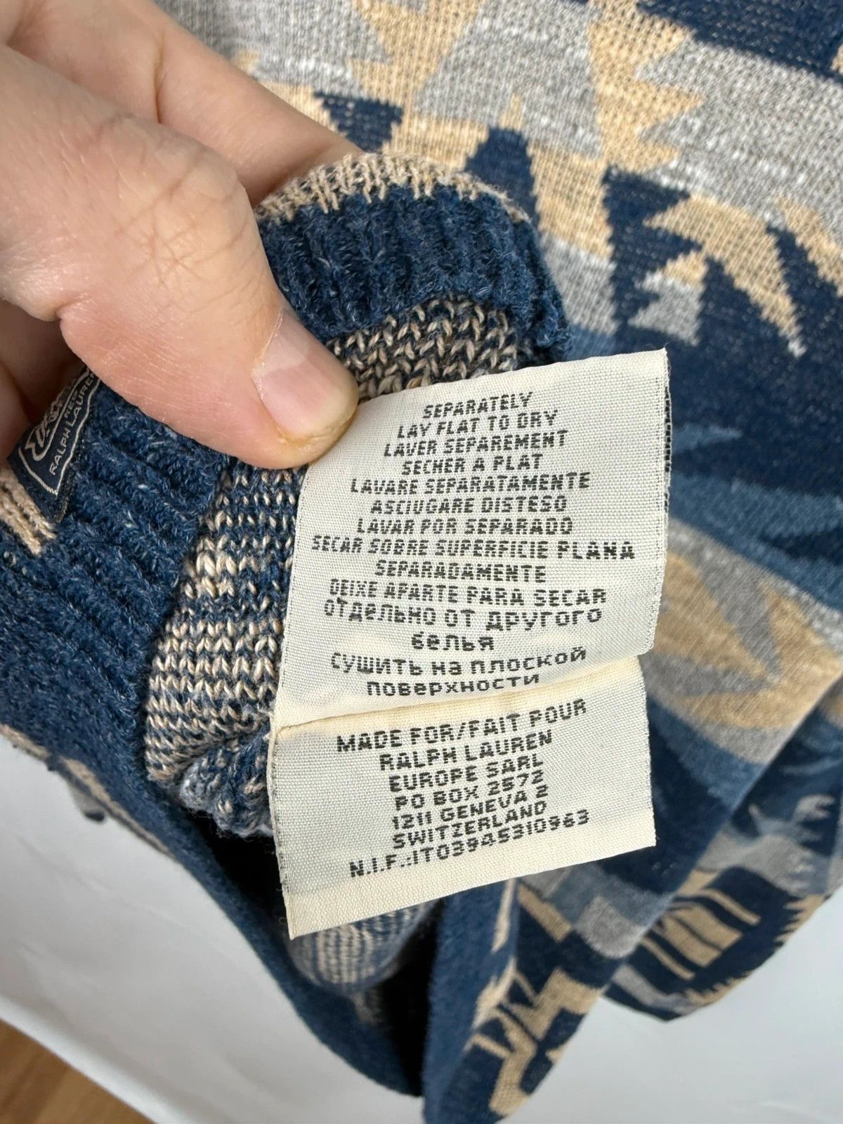 Denim & Supply Ralph Lauren Denim & Supply Ralph Lauren Navajo Knit Cotton Pullover Size US L / EU 52-54 / 3 - 10 Thumbnail