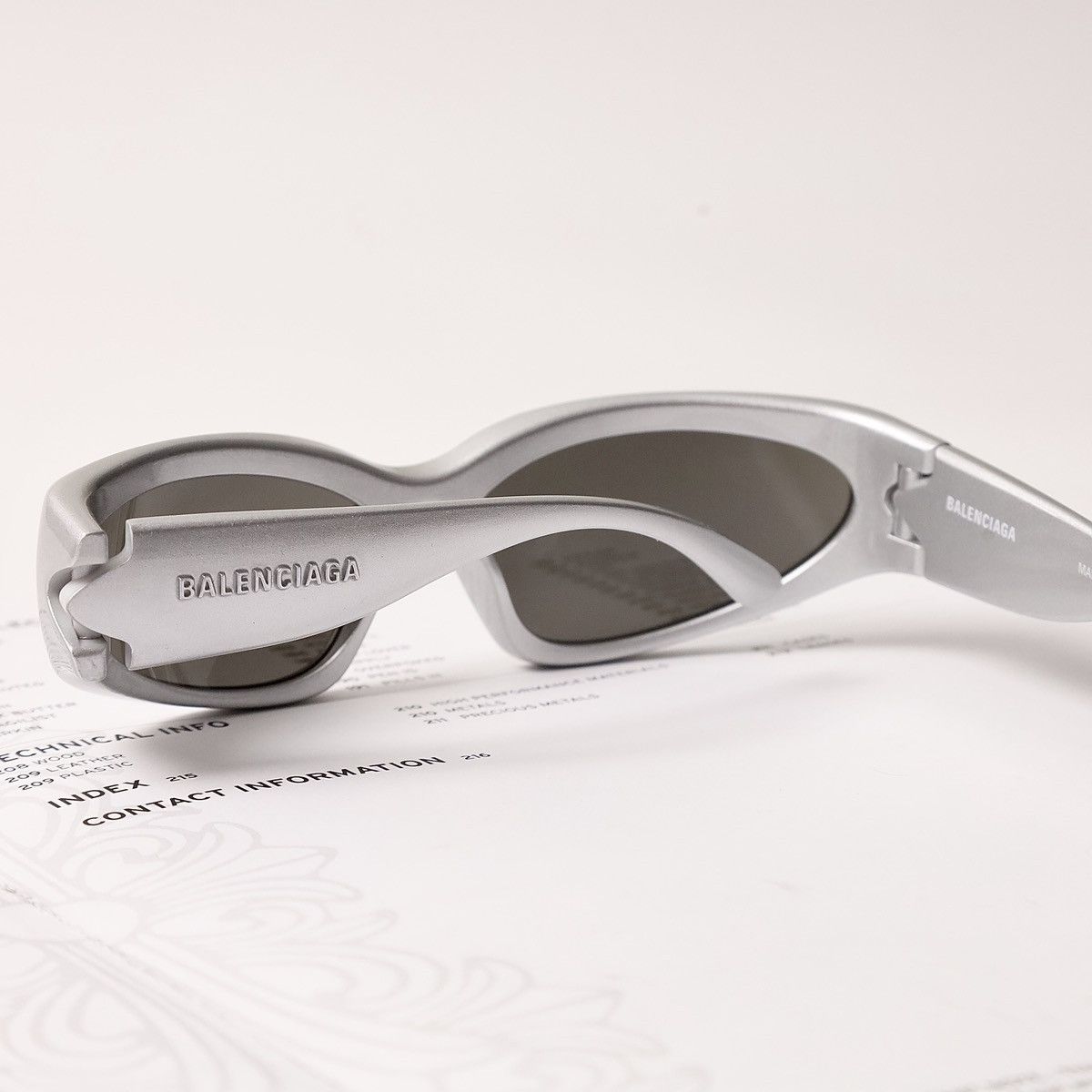 Balenciaga BALENCIAGA BB0157S SUNGLASSES Size ONE SIZE - 9 Thumbnail