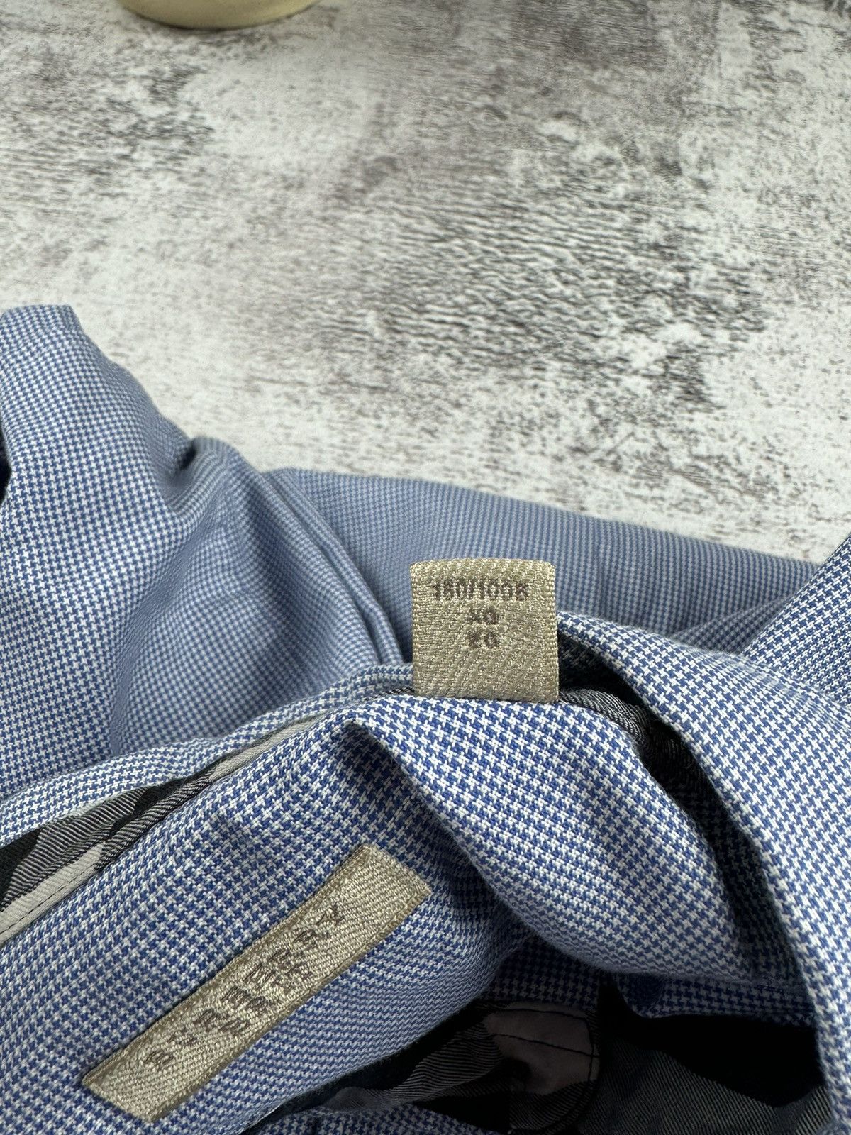 Burberry Burberry Brit London Nova Check Blue Basic Longsleeve Shirt Size US XL / EU 56 / 4 - 13 Thumbnail