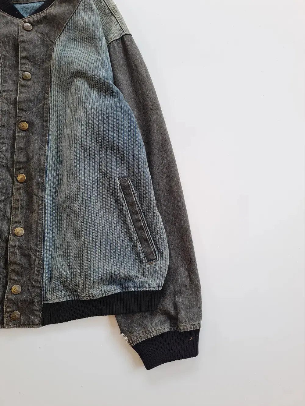 Japanese Brand Vintage Denim Jacket Fittz - L Size US L / EU 52-54 / 3 - 7 Thumbnail