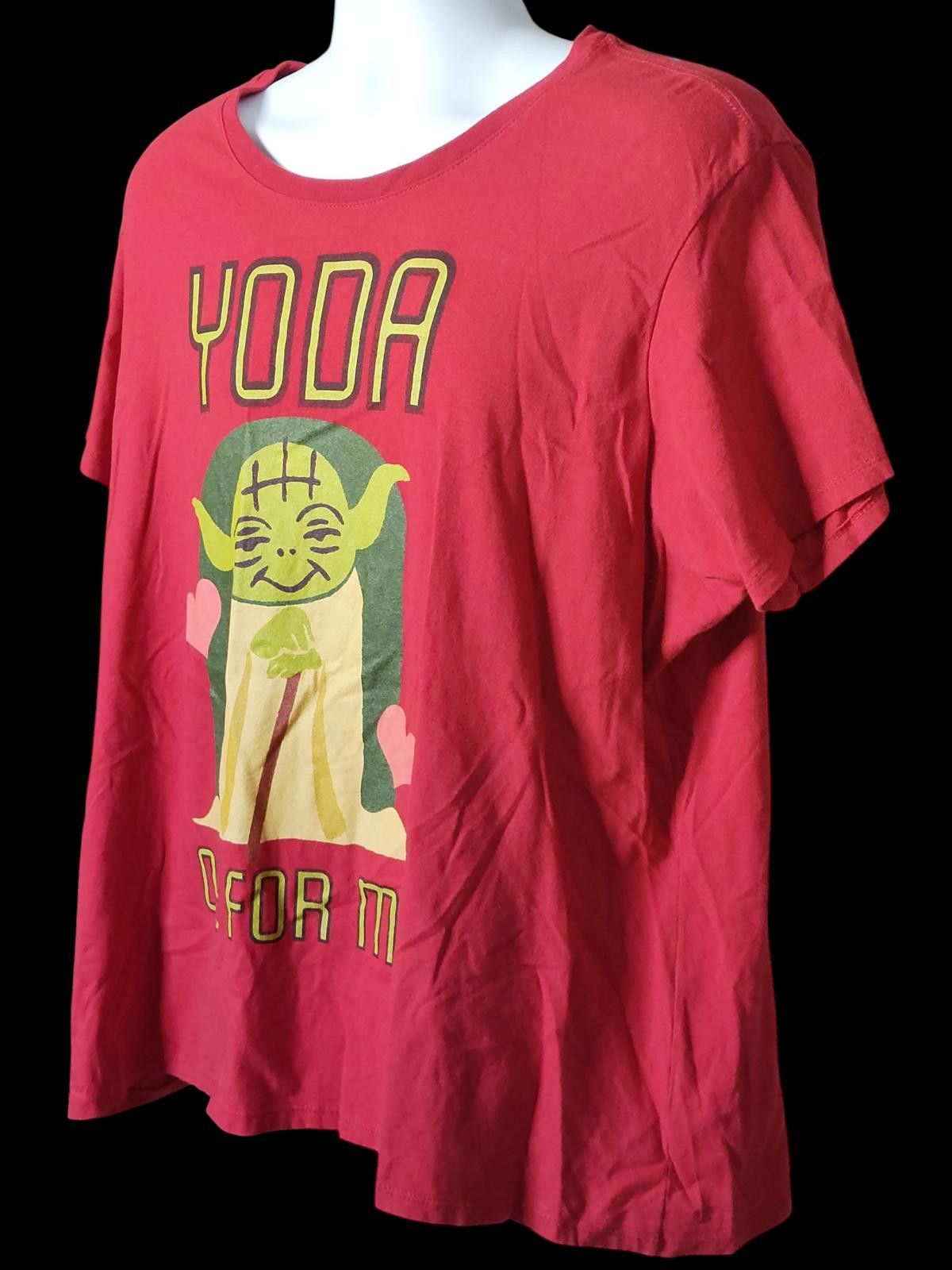 Star Wars Red Yoda Graphic T-Shirt for Men Size US XXL / EU 58 / 5 - 4 Thumbnail