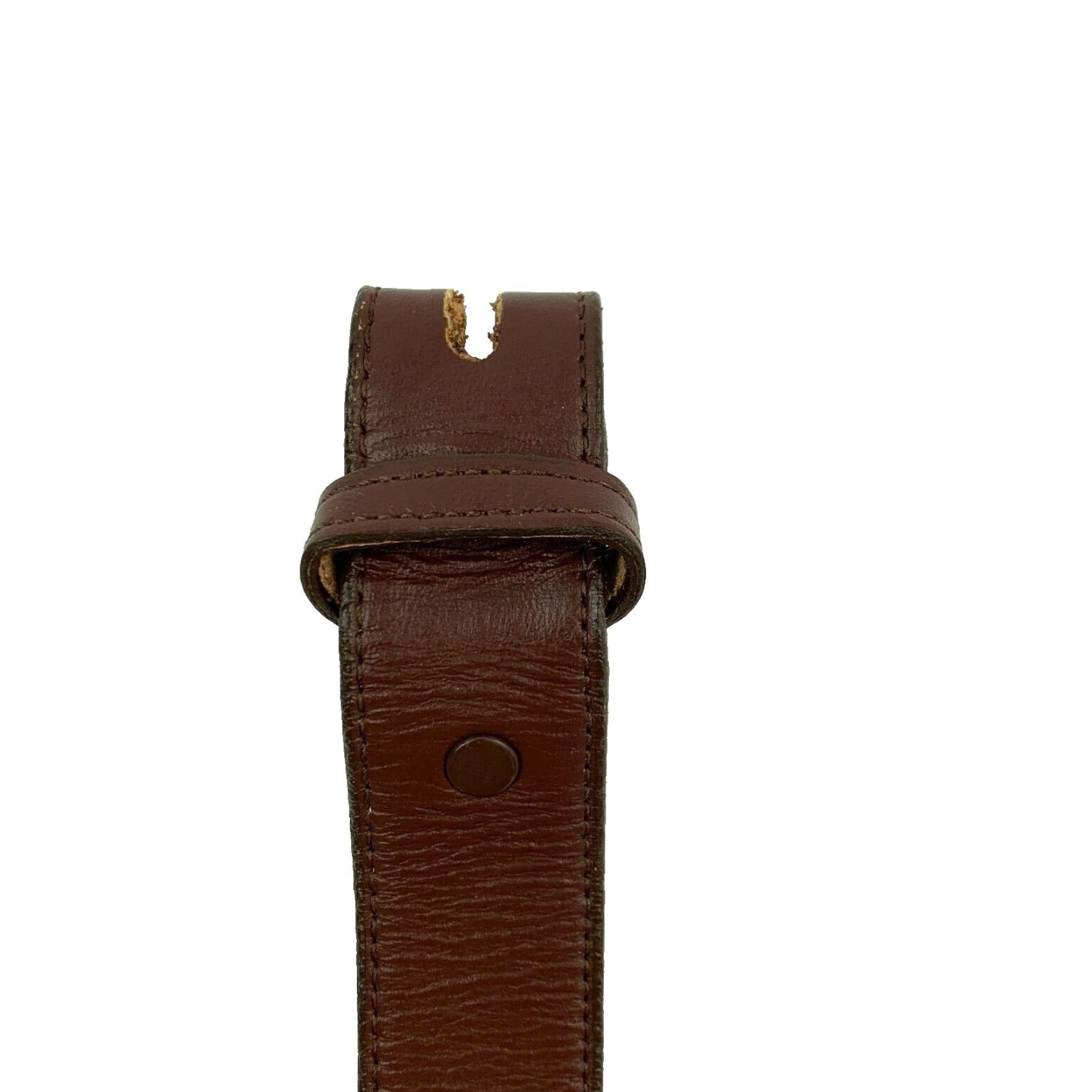 Vintage VINTAGE Nocona Belt Leather Brown Size 46 D 392 1990s Mens Size ONE SIZE - 4 Thumbnail