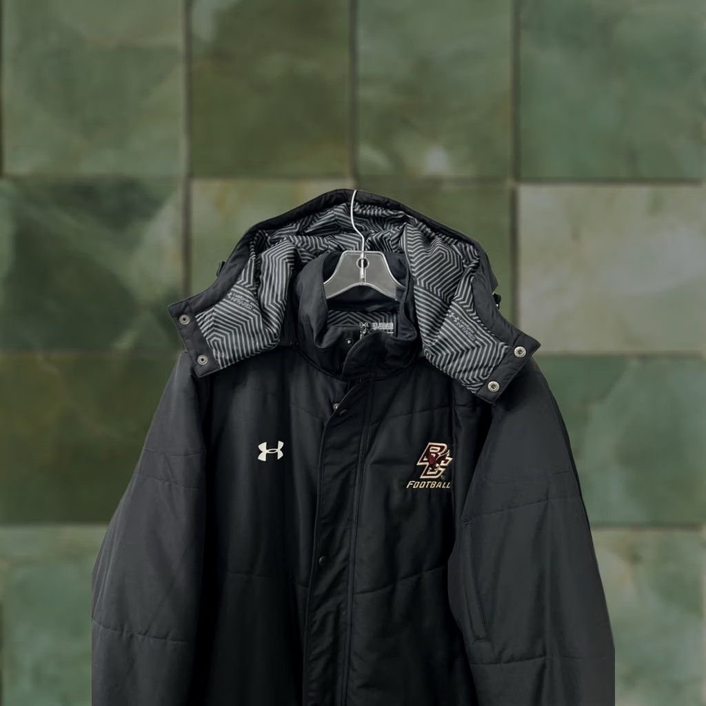 Under Armour Under Armour ColdGear Infrared Parka Jacket Mens 3XL Black Boston College Puffer Size US XXL / EU 58 / 5 - 1 Thumbnail