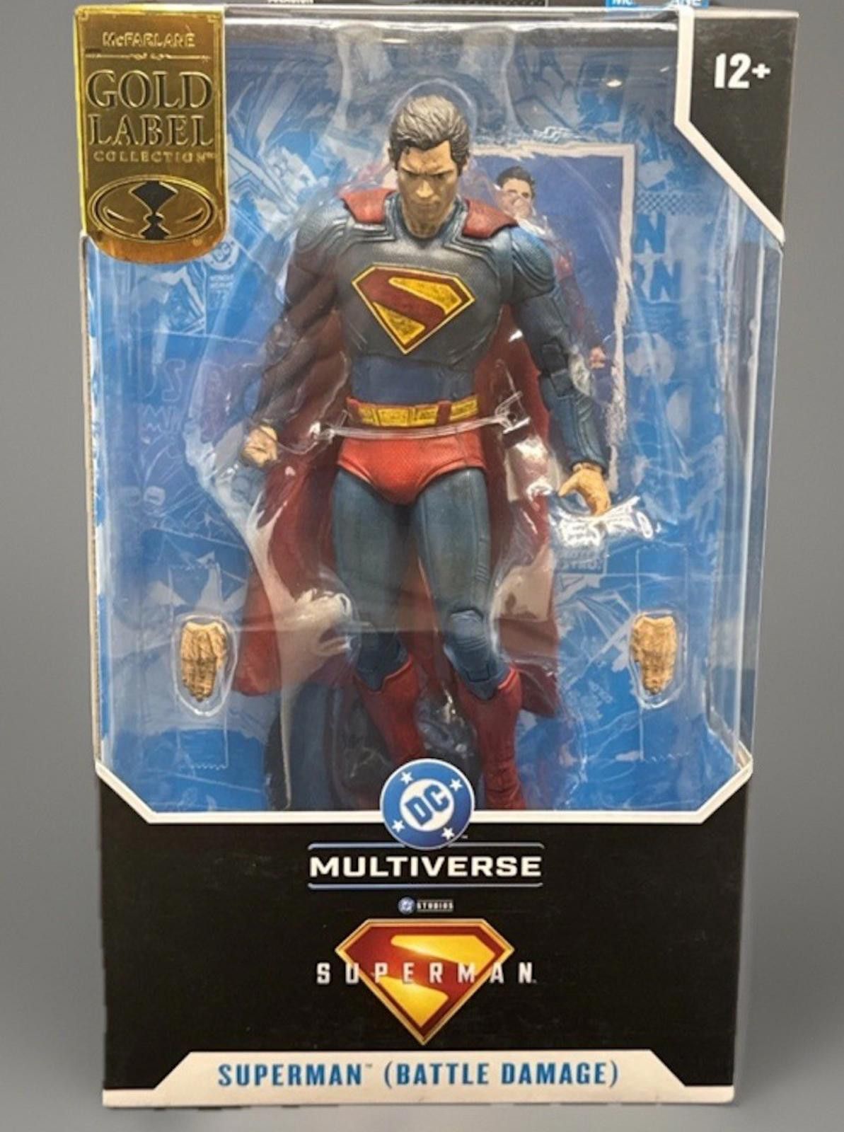Other DC Multiverse Superman Battle Damage Gold Label Size ONE SIZE - 1 Thumbnail