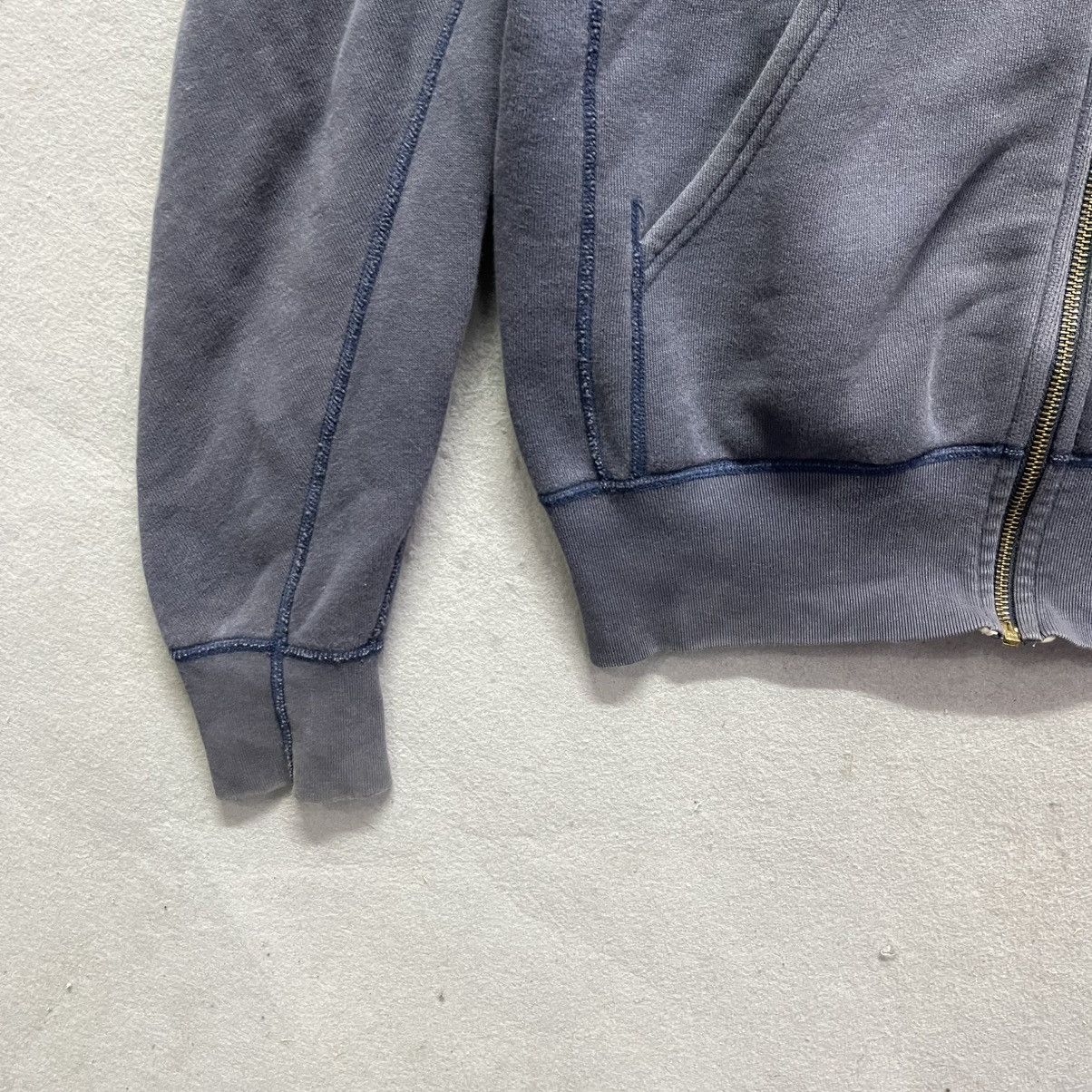 SCYE Vintage Scye Basics Zip-Up Hoodie – Navy Size US M / EU 48-50 / 2 - 5 Thumbnail