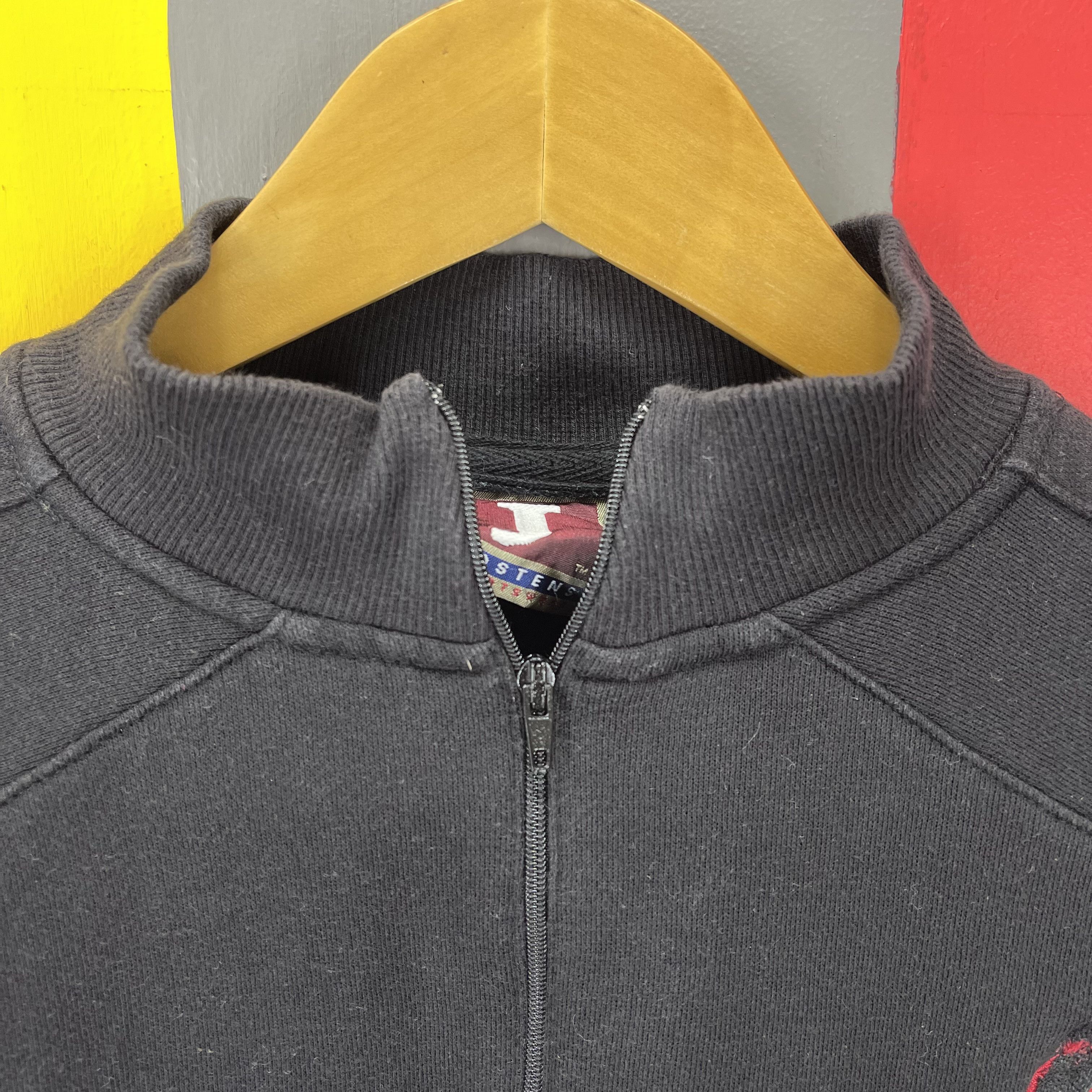 Vintage 90s Vintage PORTLAND BLAZERS Zipper Sweatshirt #1703/06 Size US L / EU 52-54 / 3 - 3 Thumbnail
