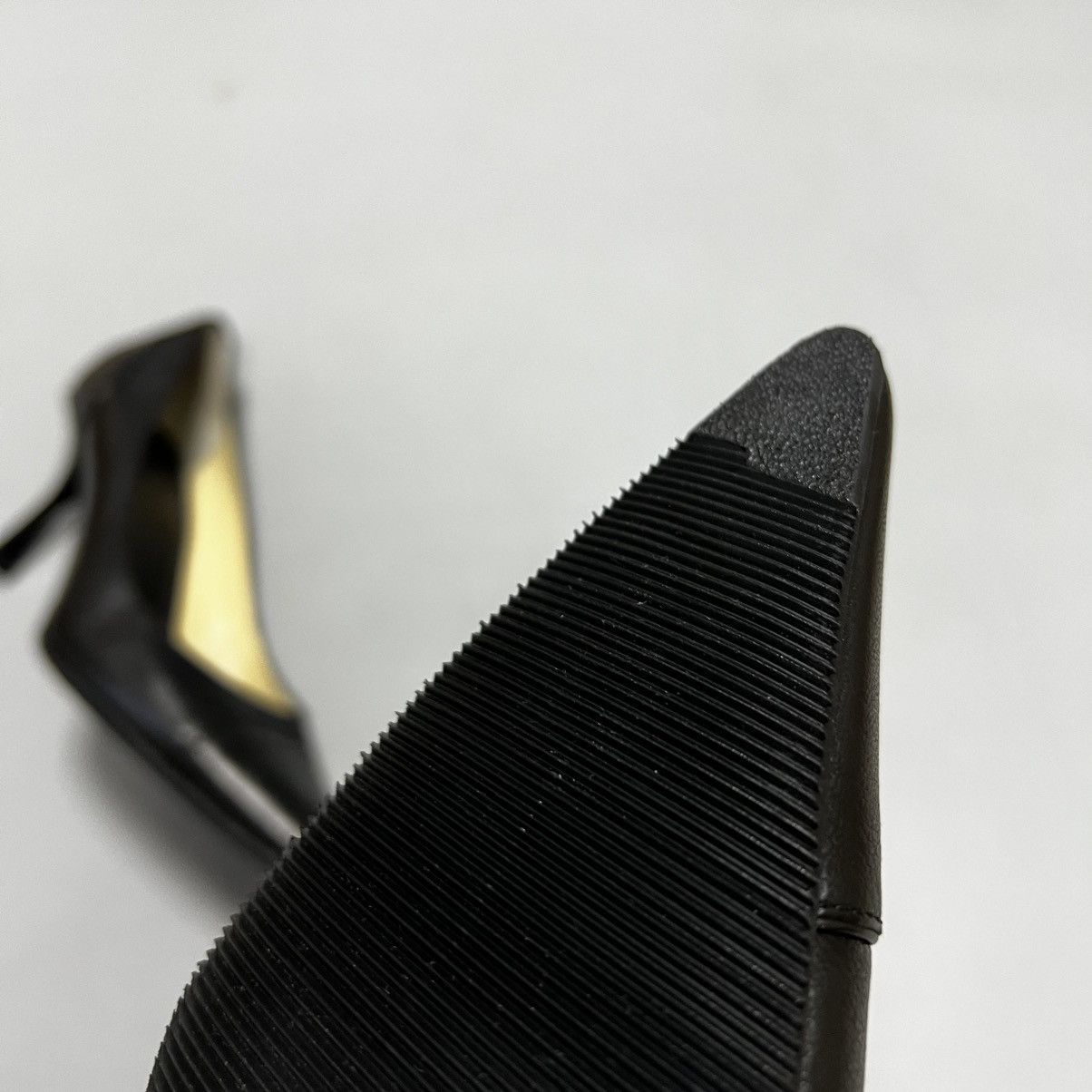 Gucci Gucci Black Pumps Leather Luxury Size US 7.5 / IT 37.5 - 21 Thumbnail