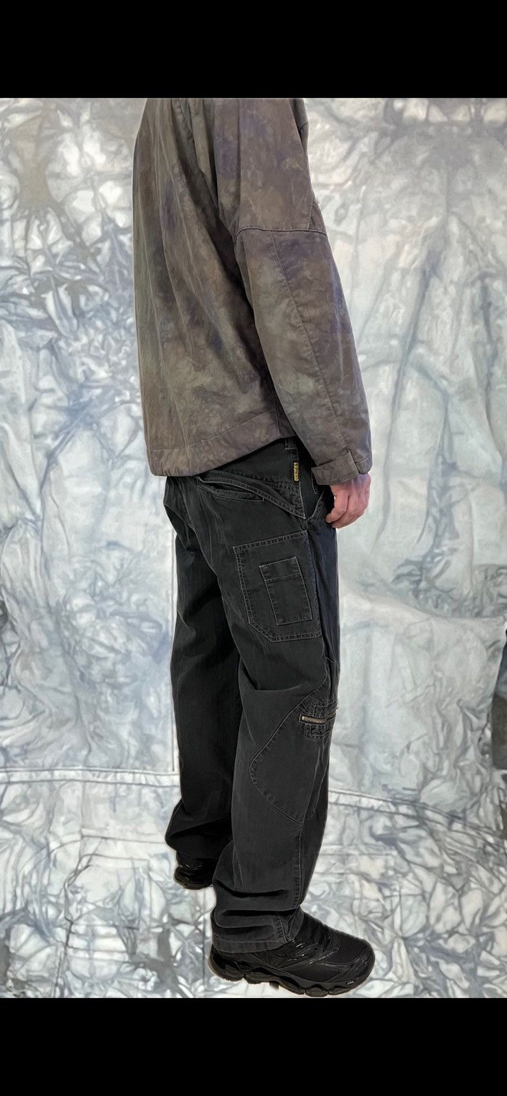 Giorgio Armani armani y2k multipocket washed cargo pants Size US 38 / EU 54 - 2 Thumbnail