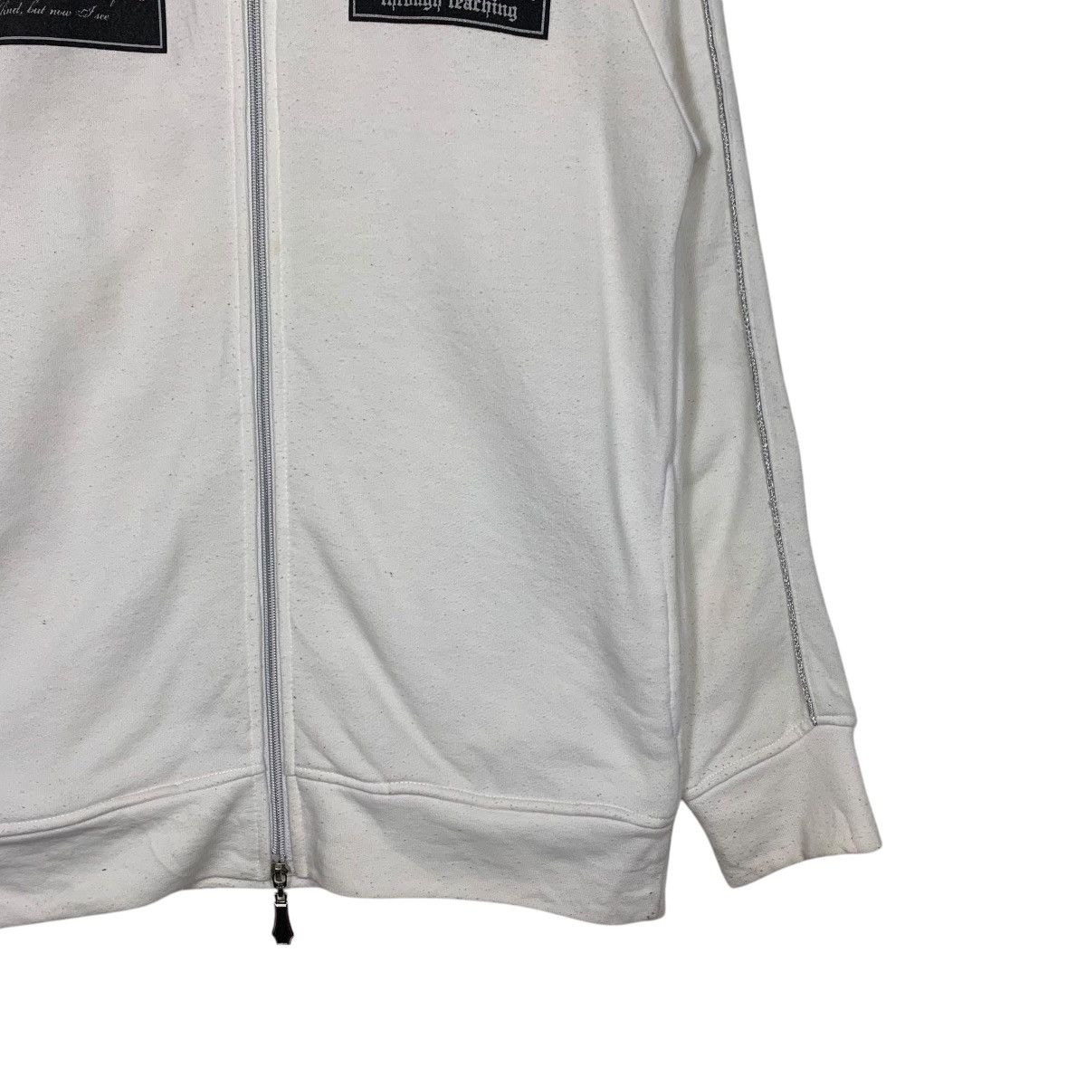 Japanese Brand METAL SYSTEM The Integral Big Logo White Sweater #1599-C71 Size US L / EU 52-54 / 3 - 6 Thumbnail