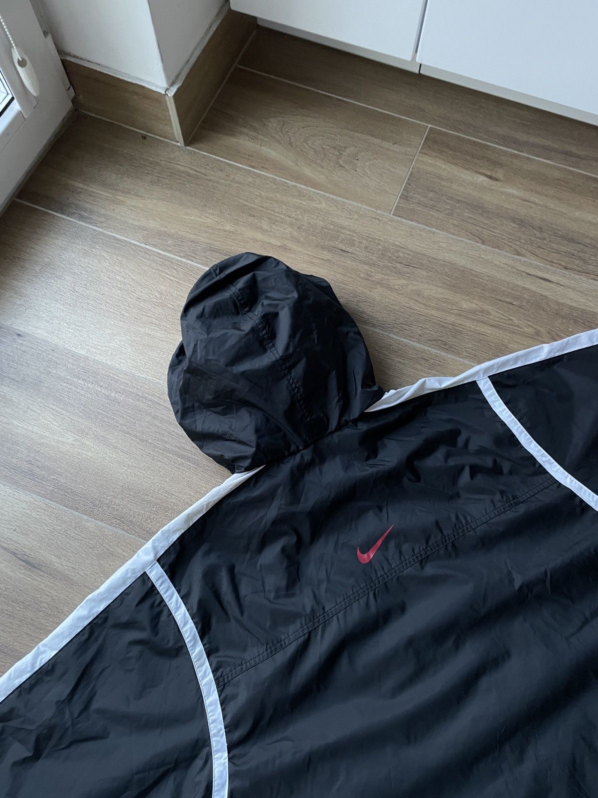 Nike Nike Vintage Nylon Track Jacket Drill Woven Japanese Swoosh Size US XL / EU 56 / 4 - 9 Thumbnail