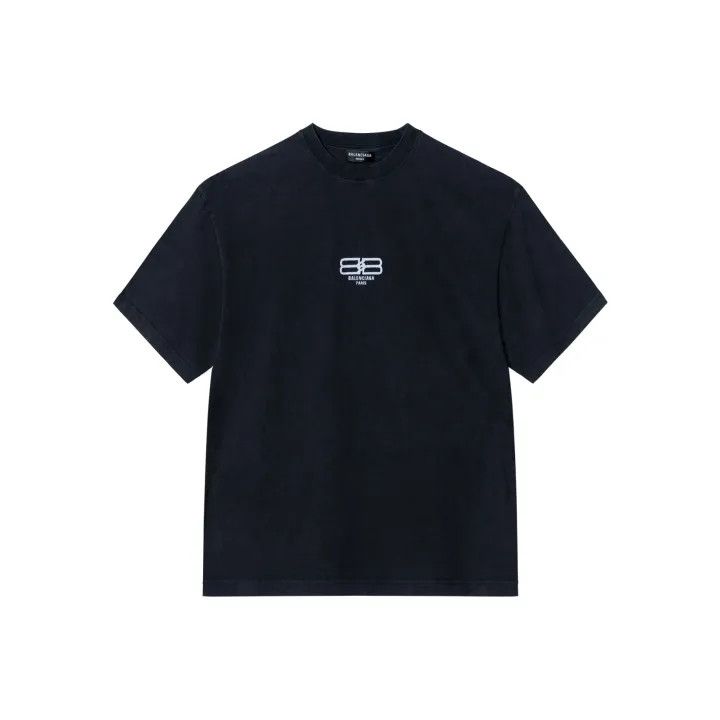 Balenciaga Balenciaga SS22 Logo Embroidered T-shirt Size US M / EU 48-50 / 2 - 1 Thumbnail