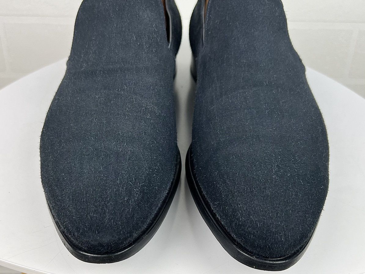 Prada PRADA MILANO Loafers Suede Leather Dress Shoes Blue Men's Size US 10.5 / EU 43-44 - 7 Thumbnail