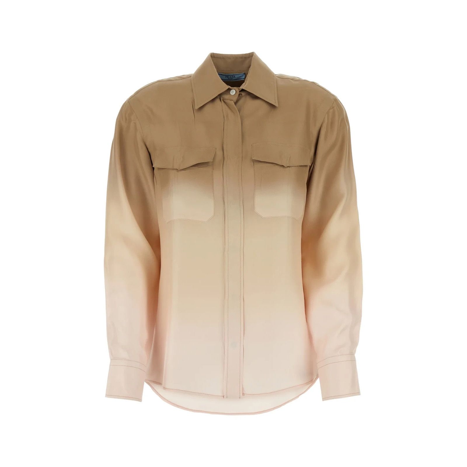 PRADA Multicolor Twill Shirt New & Authentic (Women's size:1