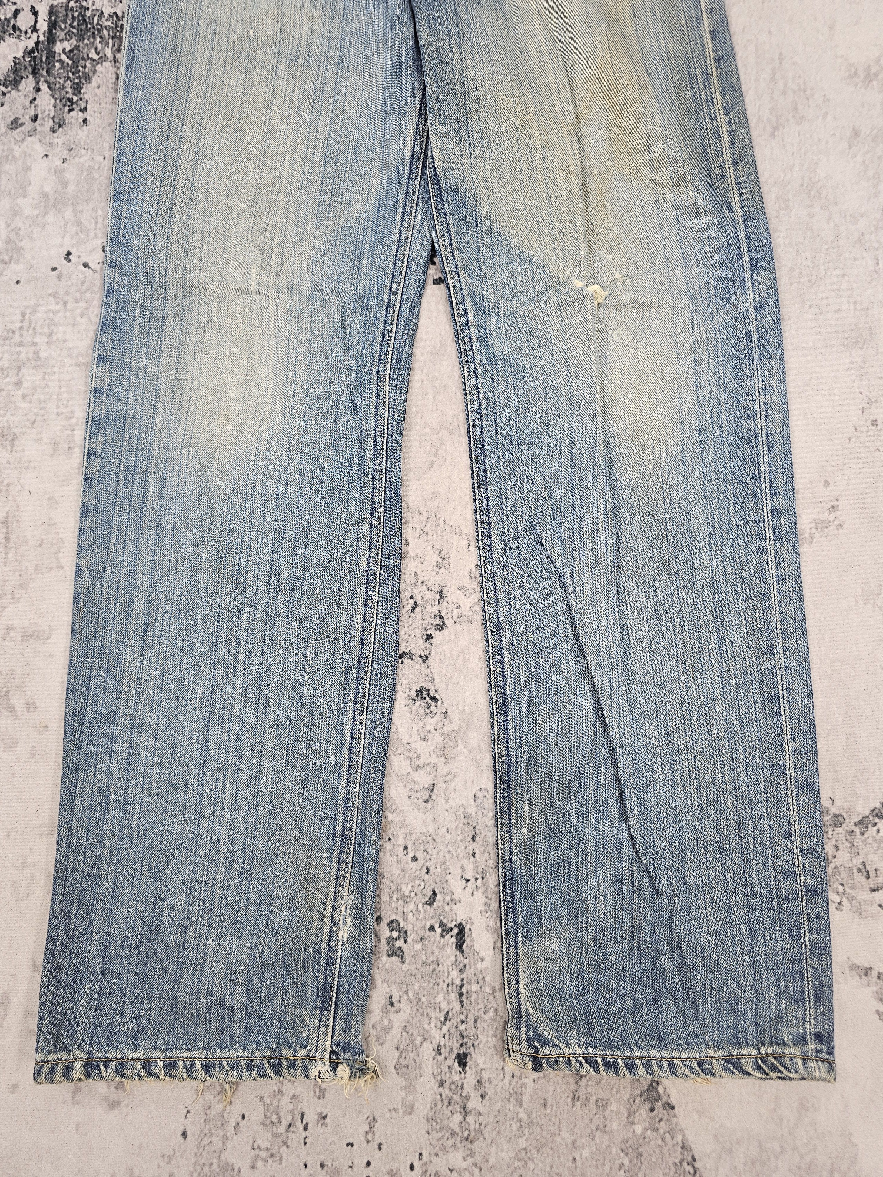 Lee Vintage LEE RIDERS Ripped Workwear Jeans JB0244 Size 33x32.5 Size US 33 - 5 Thumbnail