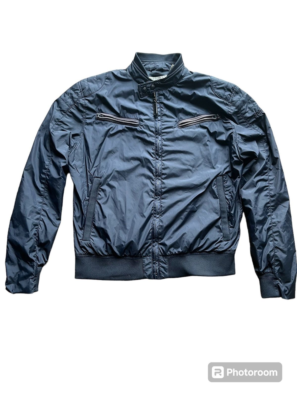 Schott Perfecto By Schott vintage blue bomber jacket 90s hype rare Size US XL / EU 56 / 4 - 1 Thumbnail