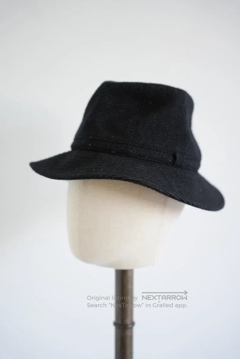 Yohji Yamamoto Yohji Yamamoto Coarse Tweed Wool Felt Hat Size ONE SIZE - 1 Thumbnail