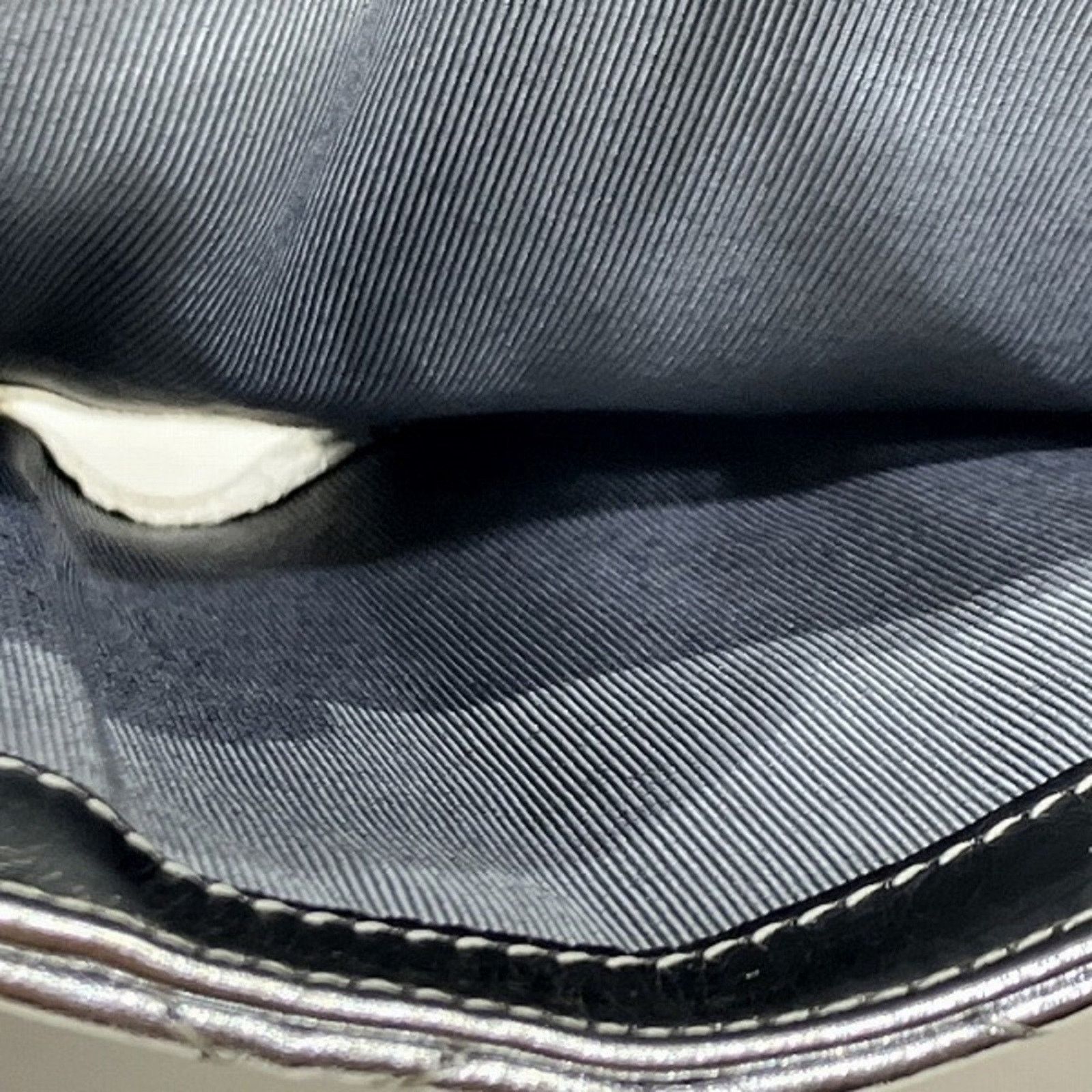 Chanel Silver Leather 2,55