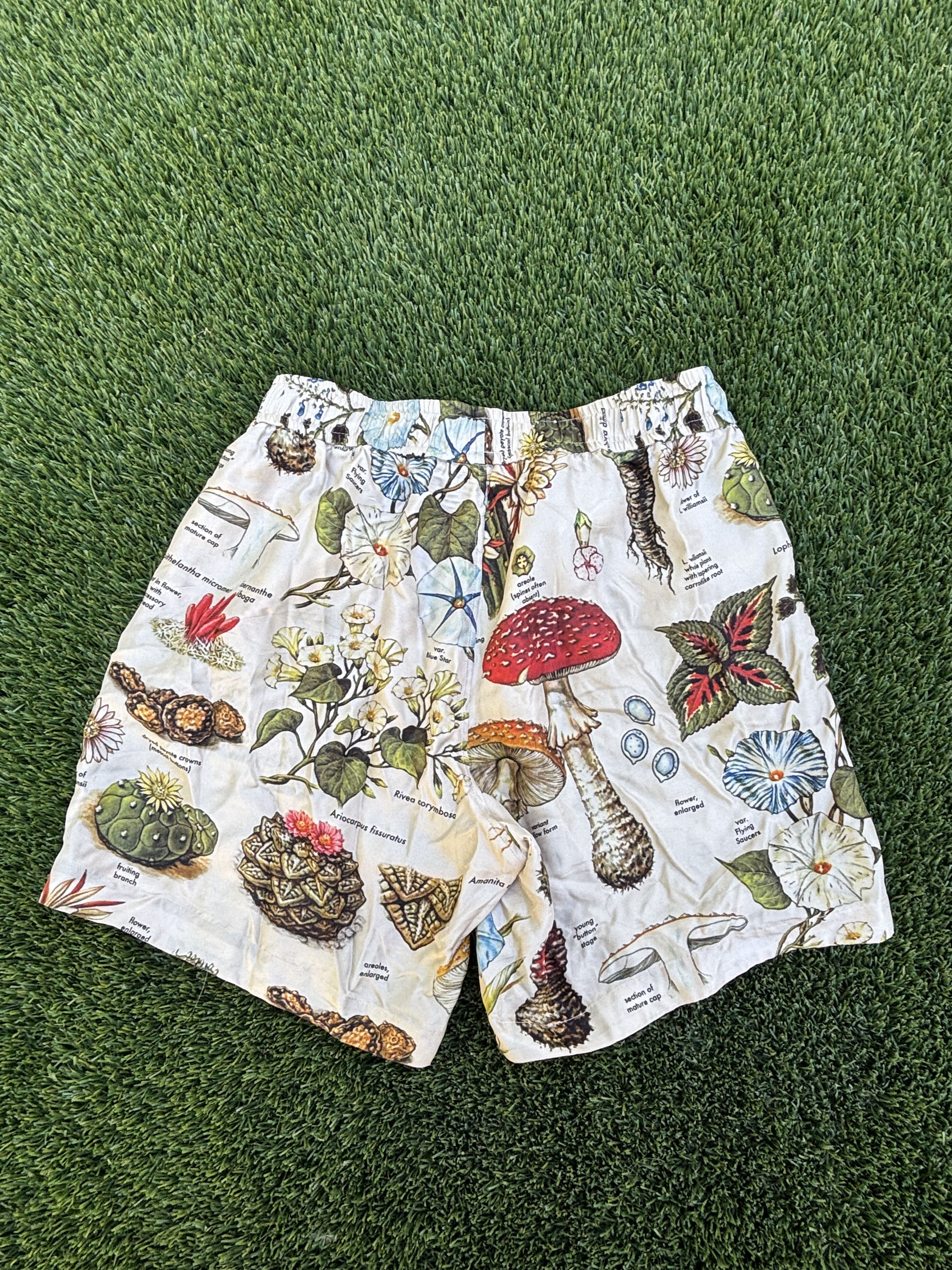 Amiri Amiri Psychedelic Mushroom Silk Shorts Size US 32 / EU 48 - 5 Thumbnail