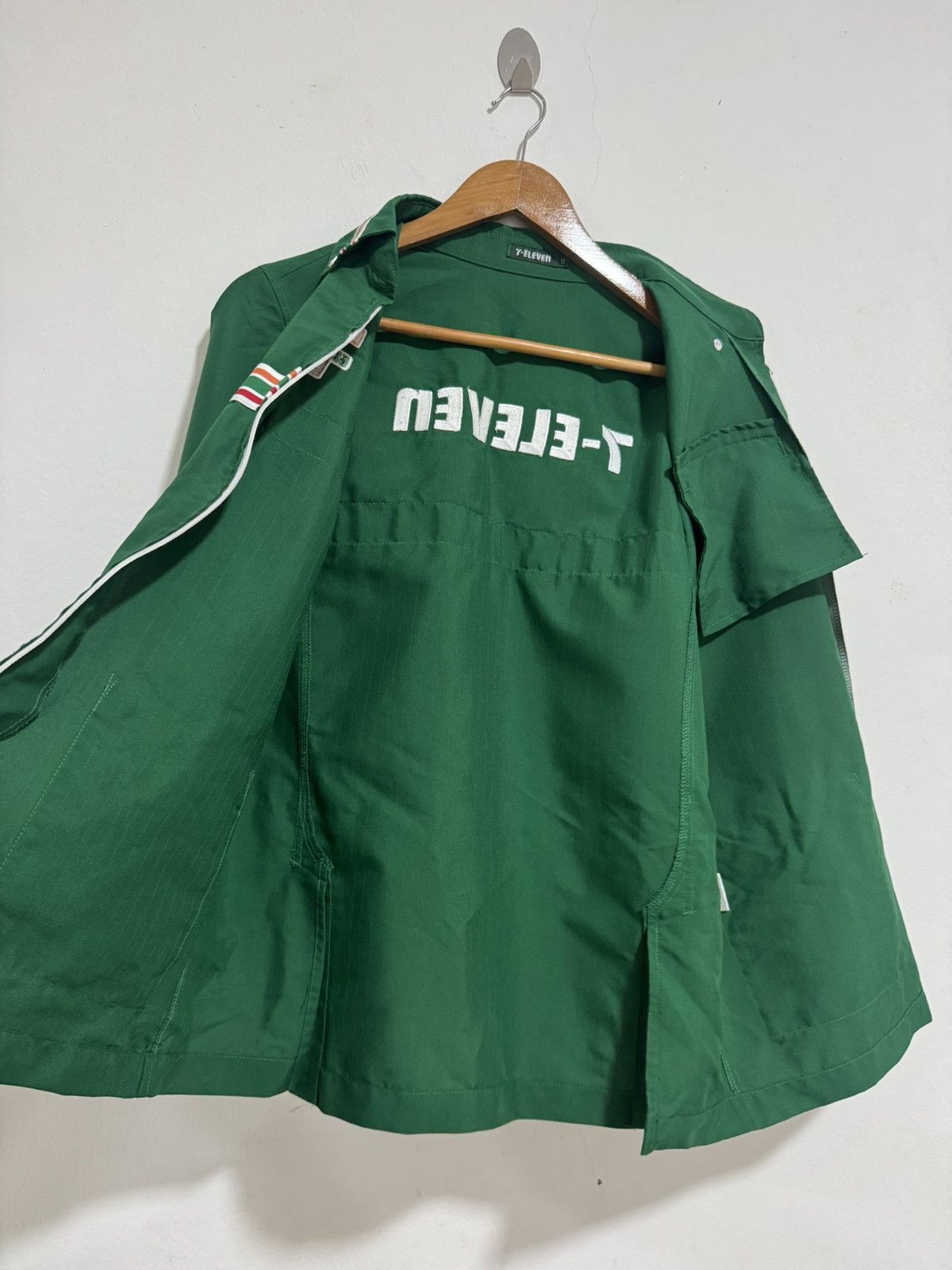 Japanese Brand × Uniform Wares × Vintage 7-Eleven Japan Green Uniform Size US M / EU 48-50 / 2 - 8 Thumbnail