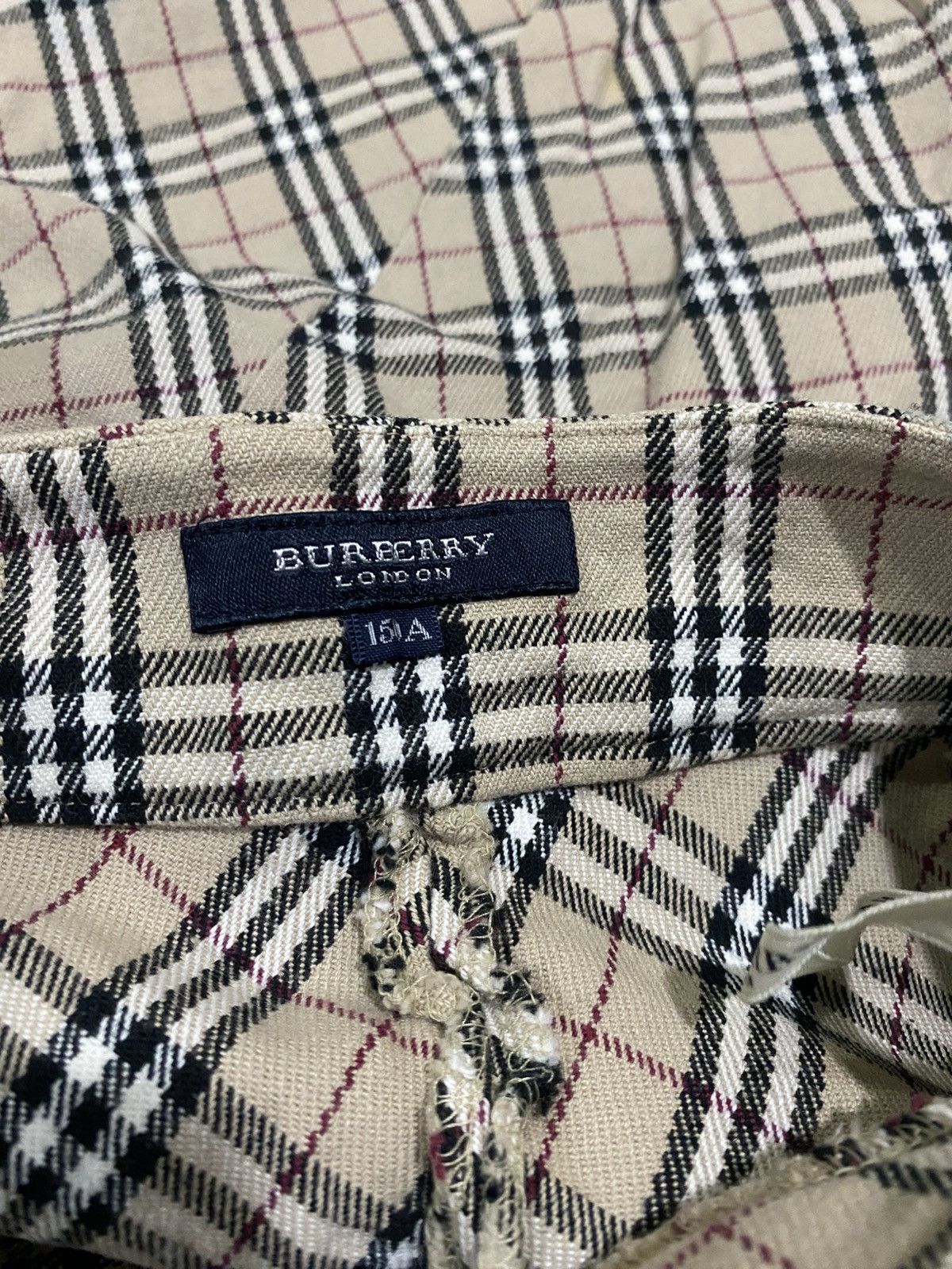 Burberry Burberry Nova Check Cotton Skirt Size 22" - 5 Thumbnail