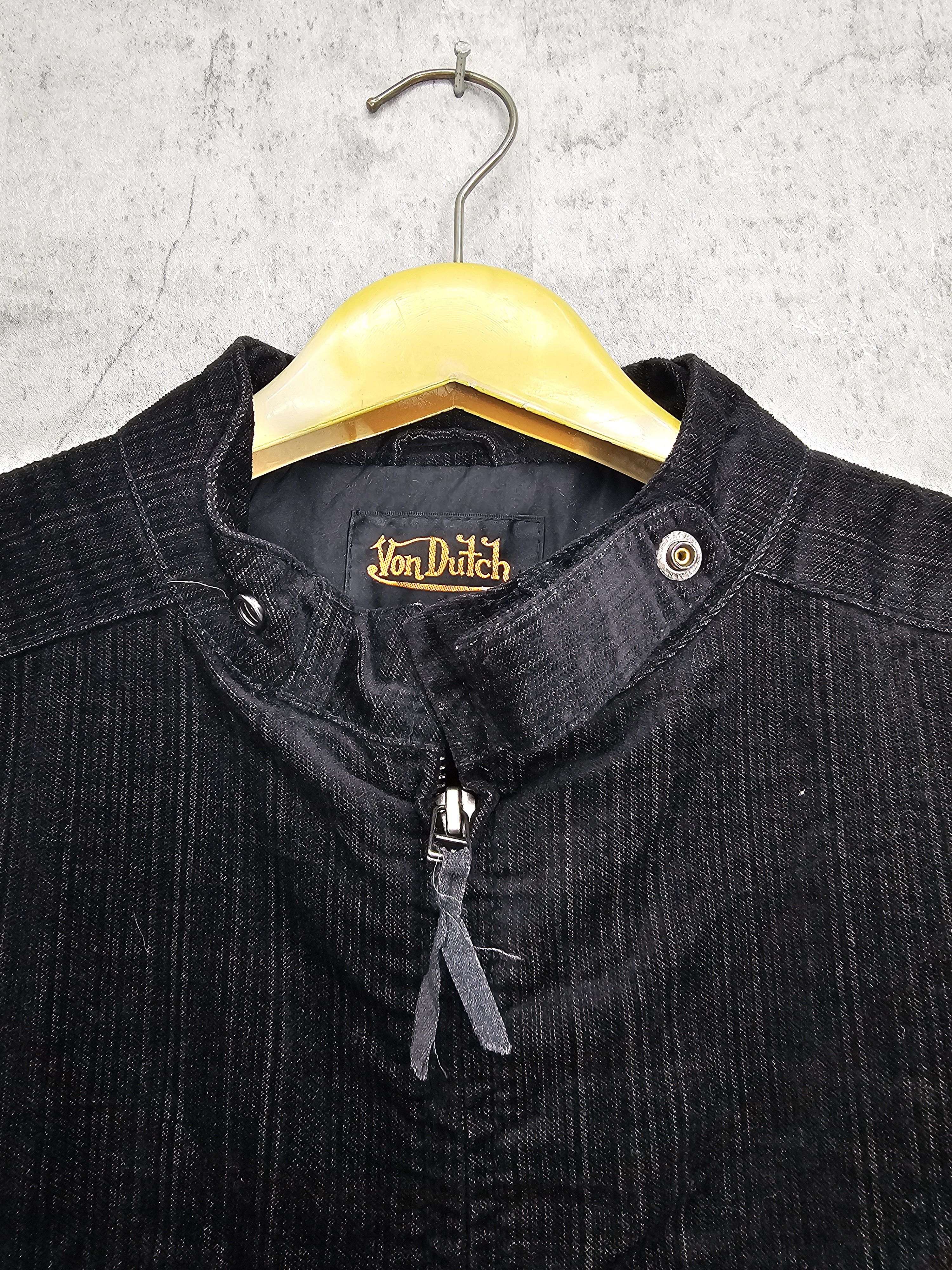 Other VON DUTCH Skull Corduroy Biker Motorcycles Jacket J0079 Size US M / EU 48-50 / 2 - 8 Thumbnail