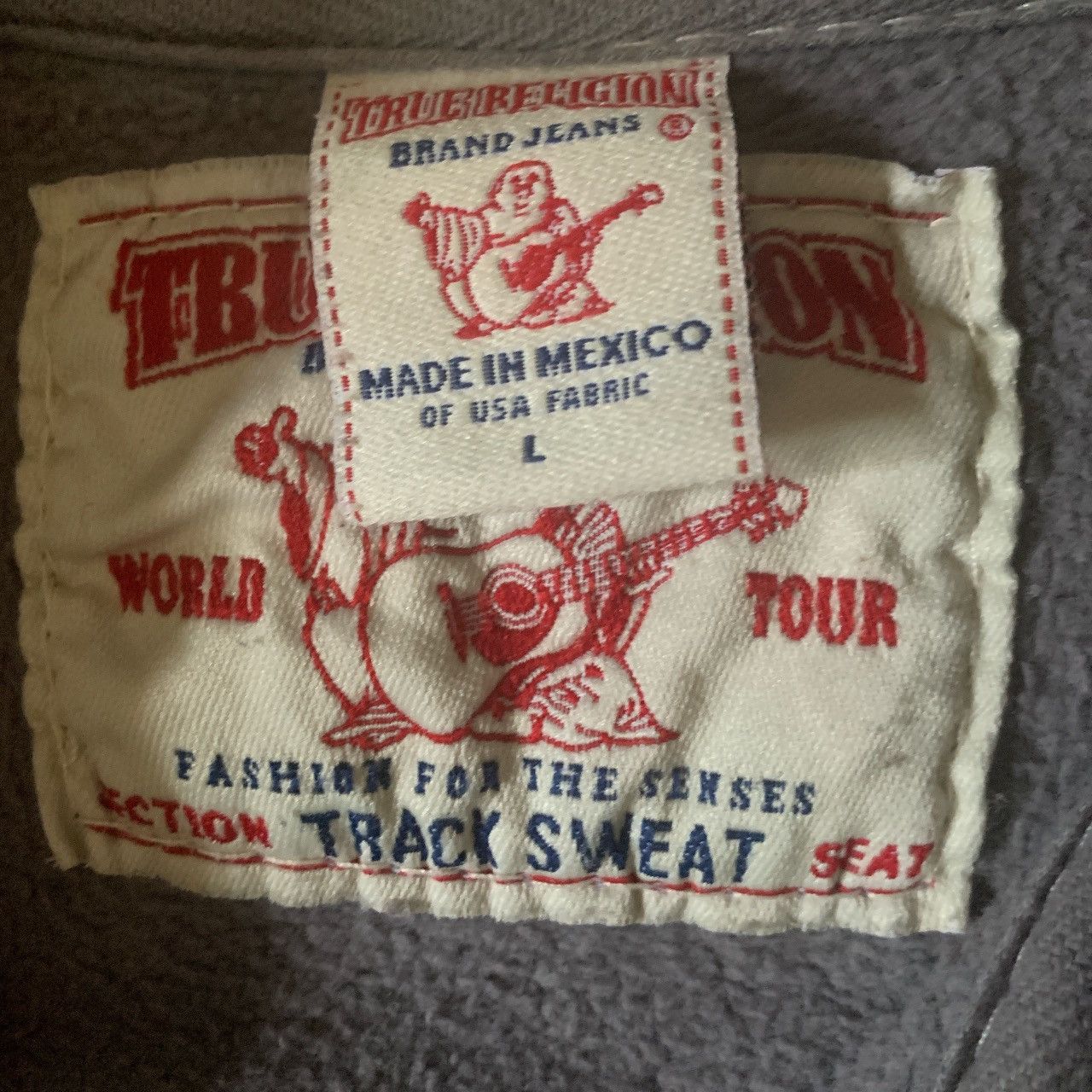 True Religion × Vintage True Religion Track Sweat Zip Up, Size L Size US L / EU 52-54 / 3 - 4 Thumbnail