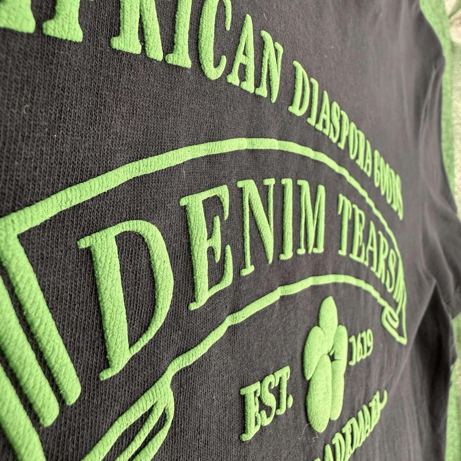 DENIM TEARS Denim Tears ADG Tee Black XL Used Size US XL / EU 56 / 4 - 4 Thumbnail