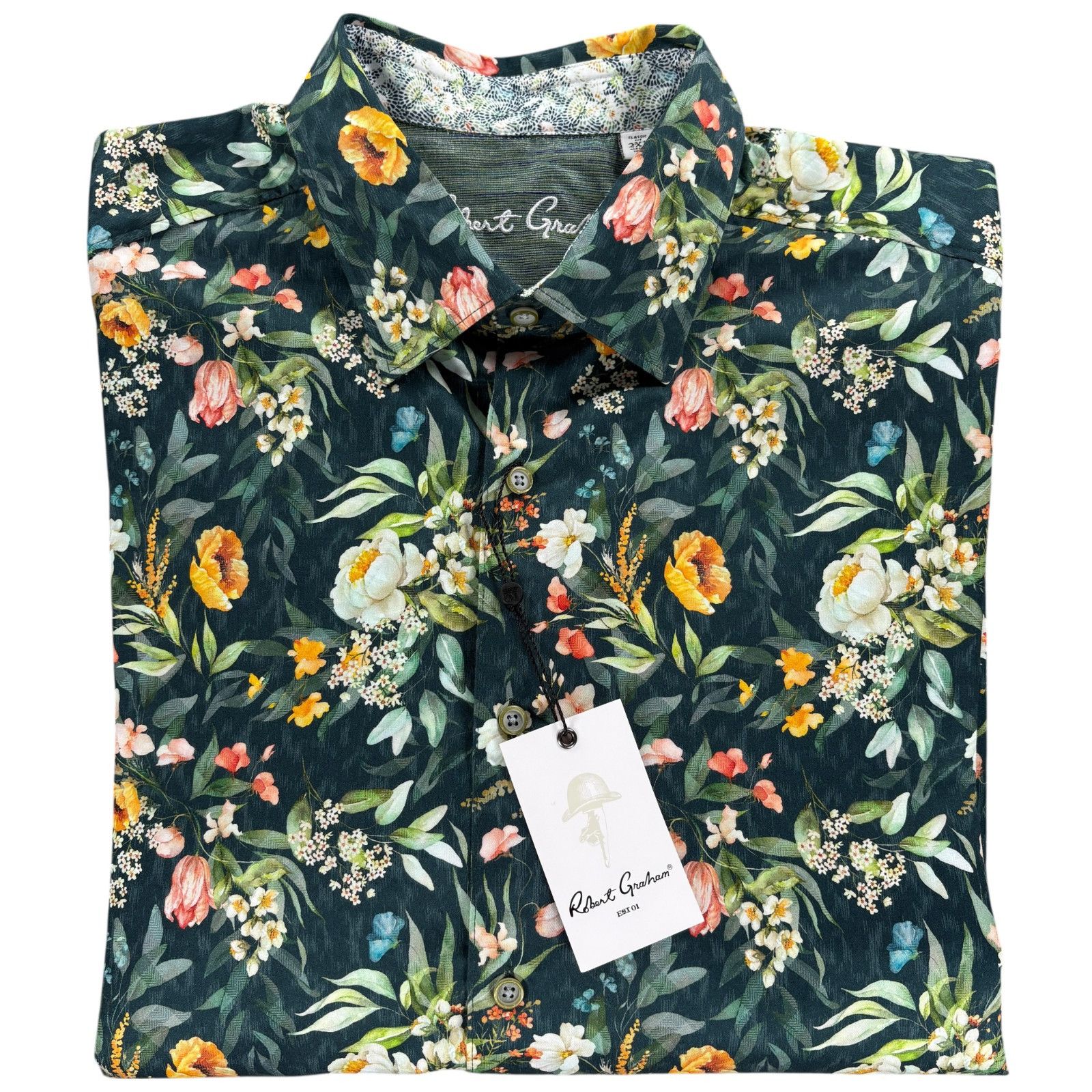 Robert Graham Robert Graham Gatlin Classic Fit Button Up Floral Dress Size US XXL / EU 58 / 5 - 3 Thumbnail