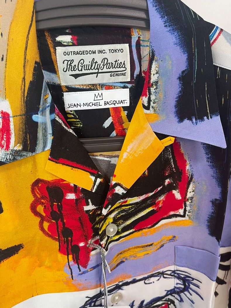 Wacko Maria Wacko maria BASQUIAT Graffiti Short Sleeve Shirt Size US M / EU 48-50 / 2 - 3 Thumbnail