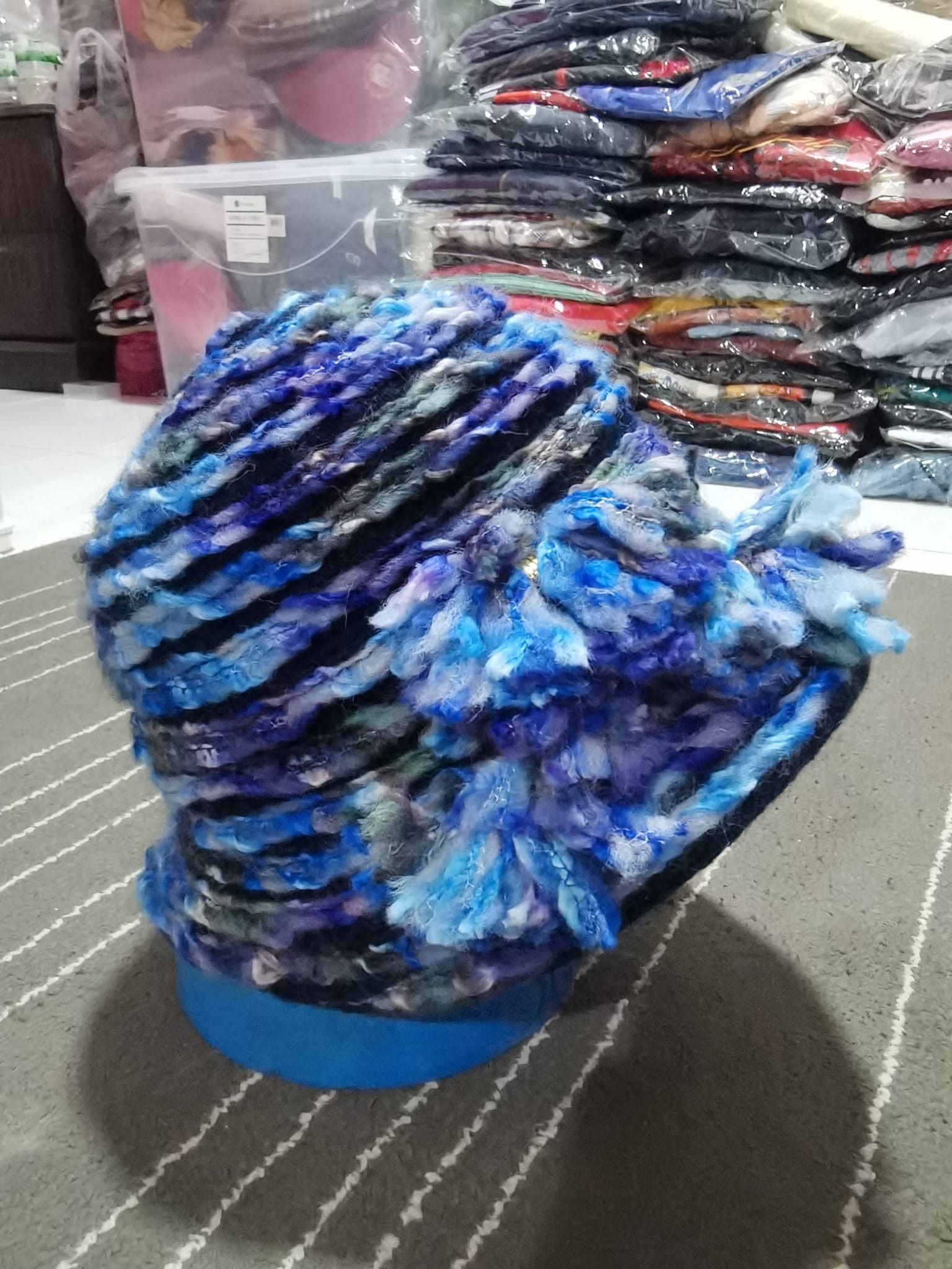 Other Santa Marea Italy blue bucket hat 56 cm Size ONE SIZE - 4 Thumbnail